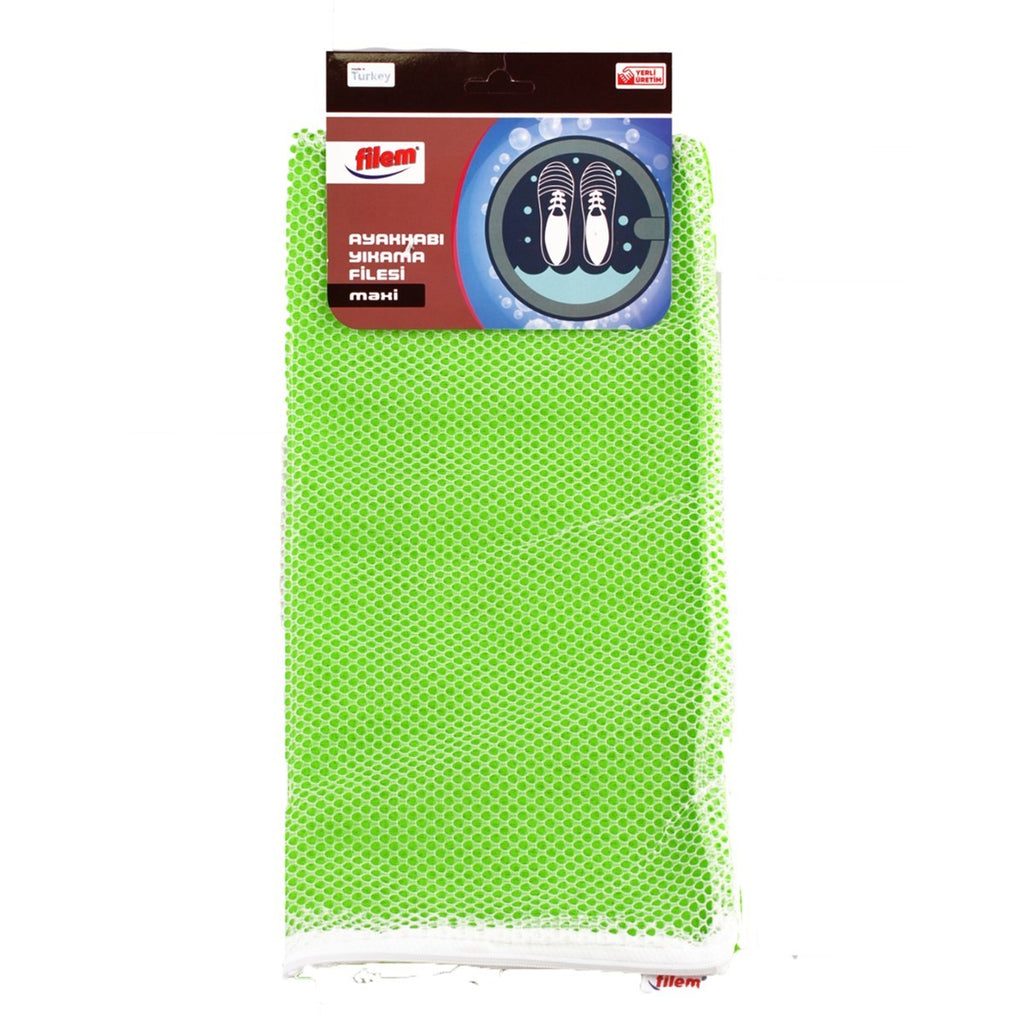 miorashop® Çamaşır Makinesi İçinde Ayakkabı Terlik Yıkama Filesi  Fermuarlı