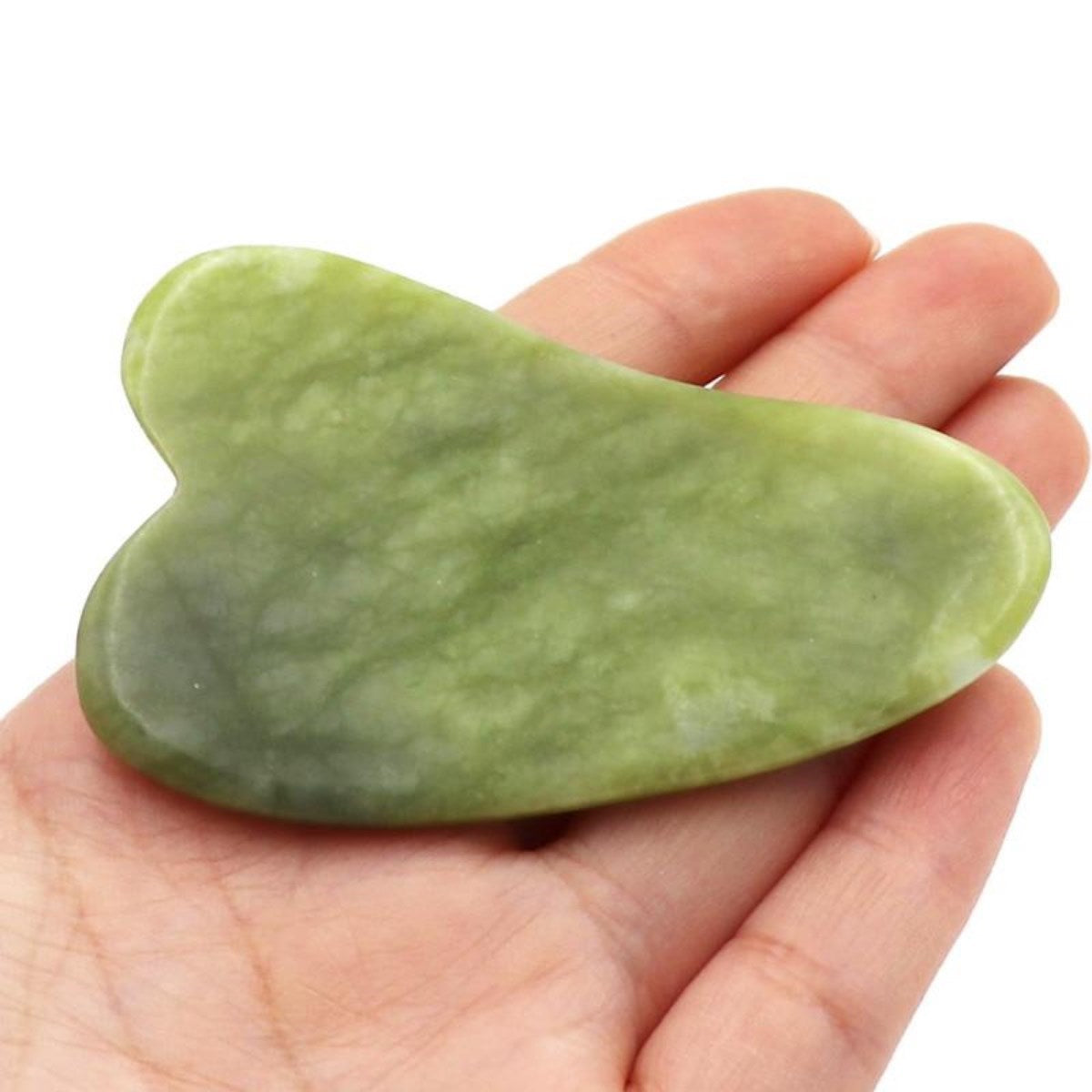 miorashop® Çift Taraflı 2li Cilt Yüz Masaj Aleti Jade Roller Yeşim  Taşı Seti