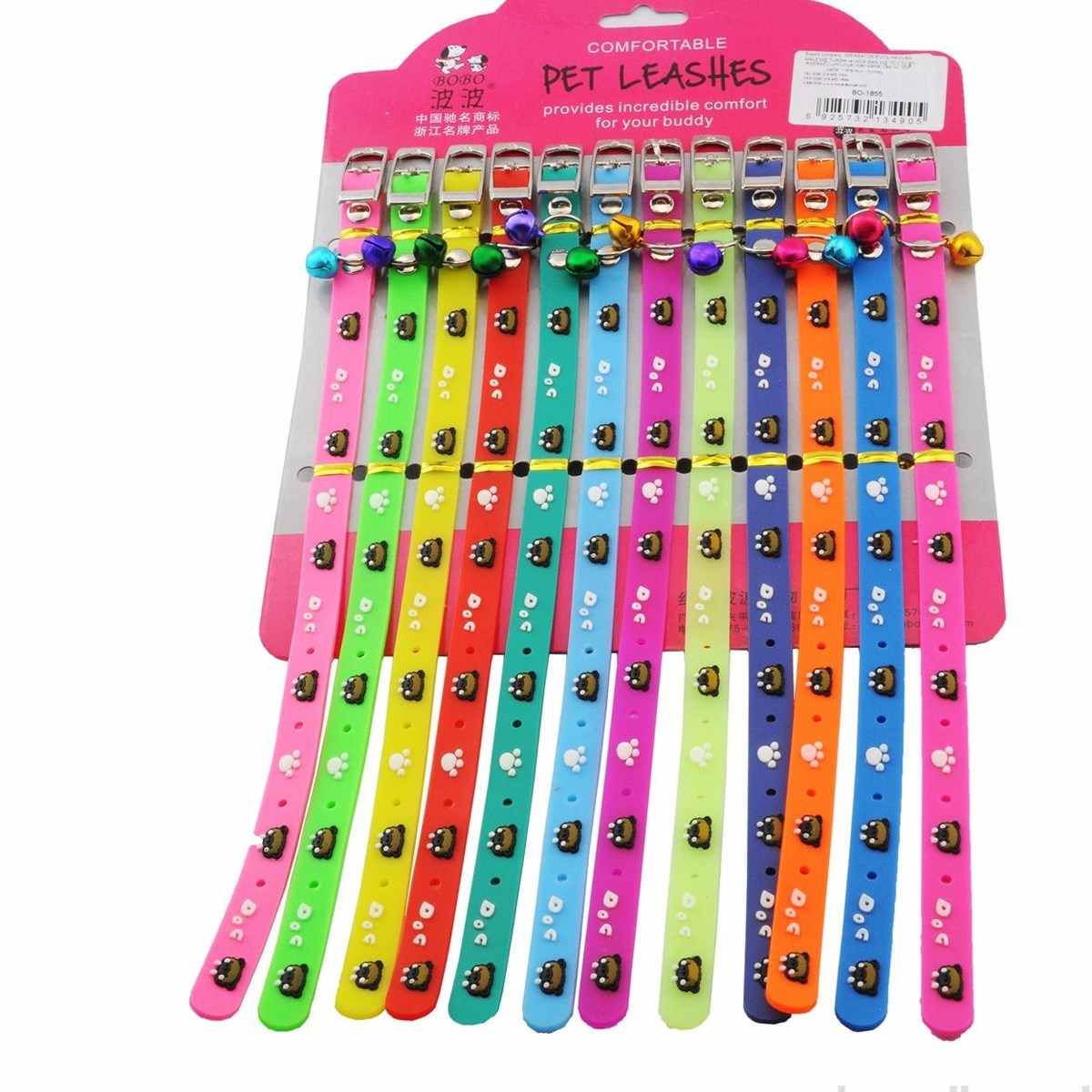 miorashop® Çıngıraklı Zilli Sevimli Renkli Slikon Kedi Köpek Boyun Tasması