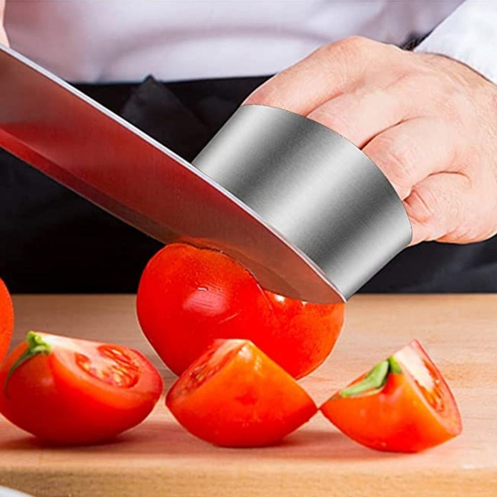 miorashop® 2li Metal Parmak Koruyucu Hızlı ve Güvenli Kesme Paslanmaz Çelik Koruyucu Aparat