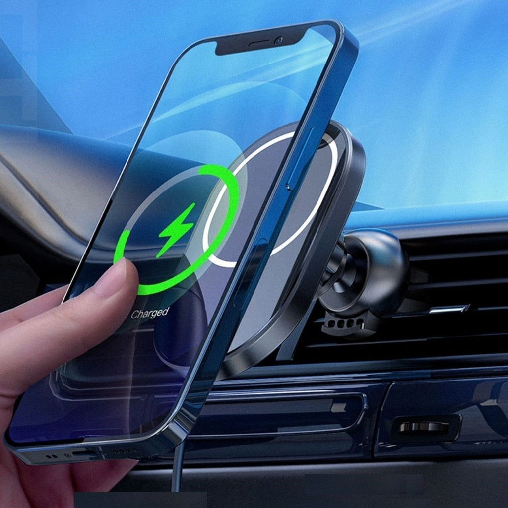 miorashop® 15w Mıknatıslı Takılabilen Hızlı Şarj Tüm Cihaz Ve Araçlara Uyumlu Araç İçi Şarj Cihazı