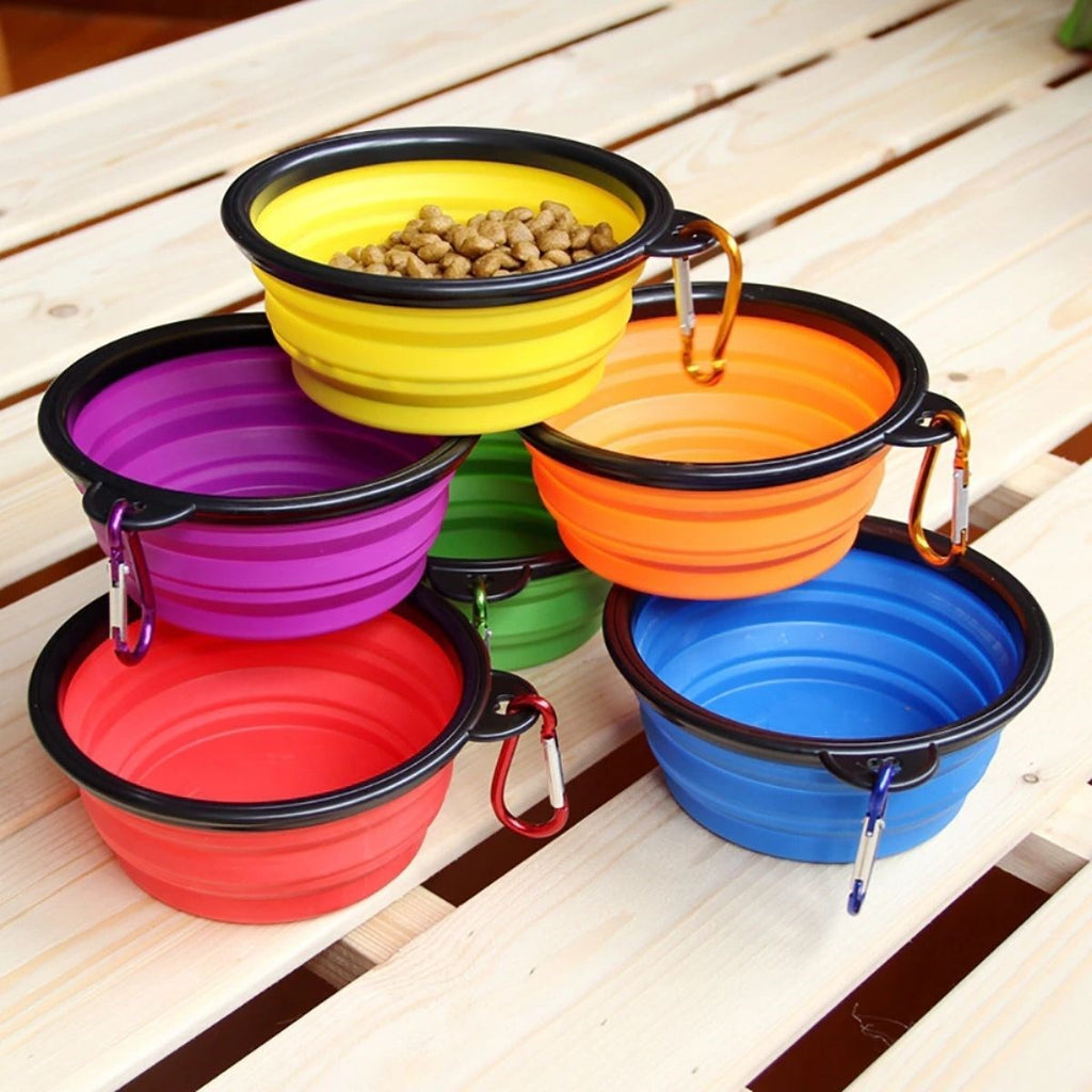 miorashop® Katlanabilir Kedi Köpek Mama ve Su Kabı Köpek Oyuncağı