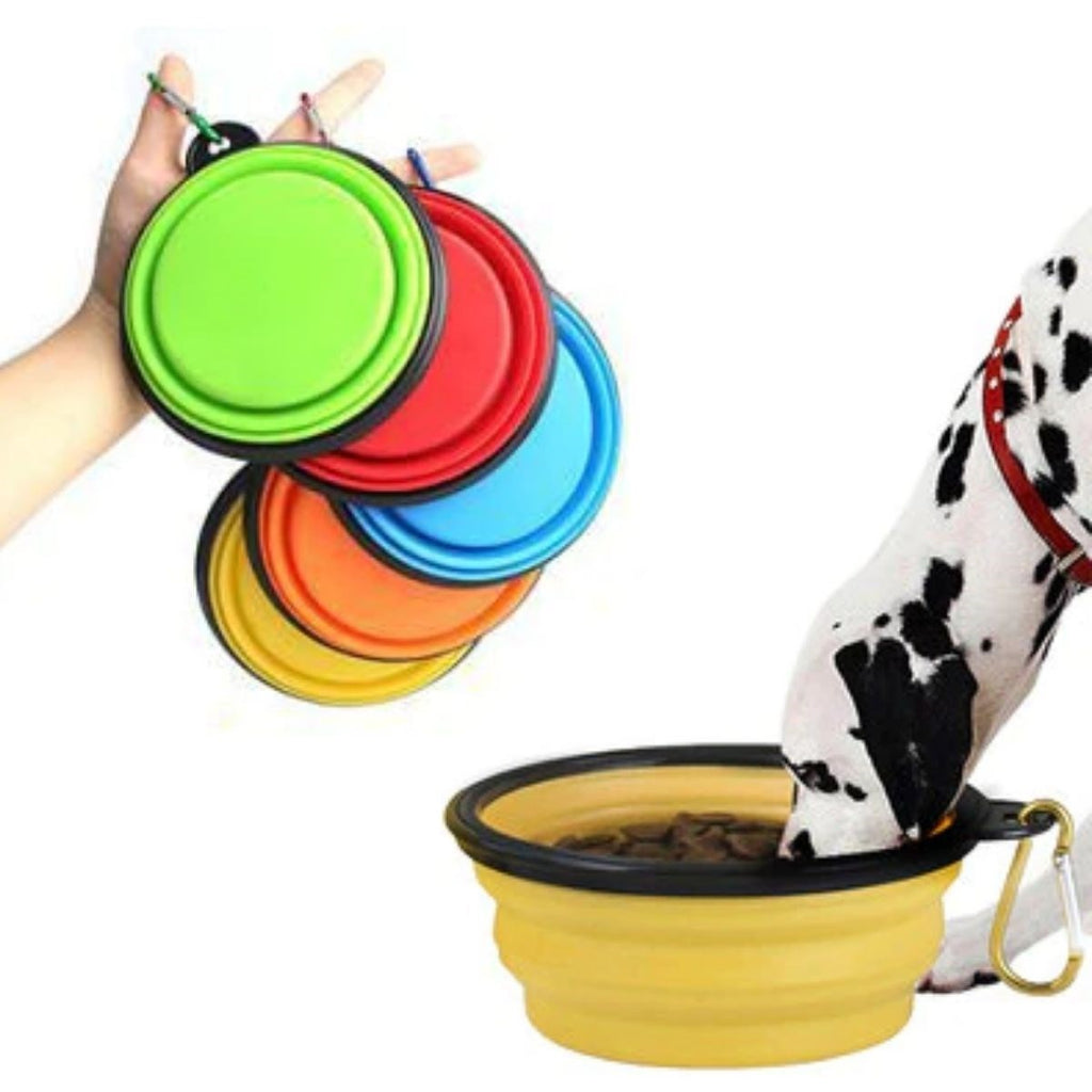 miorashop® Katlanabilir Kedi Köpek Mama ve Su Kabı Köpek Oyuncağı