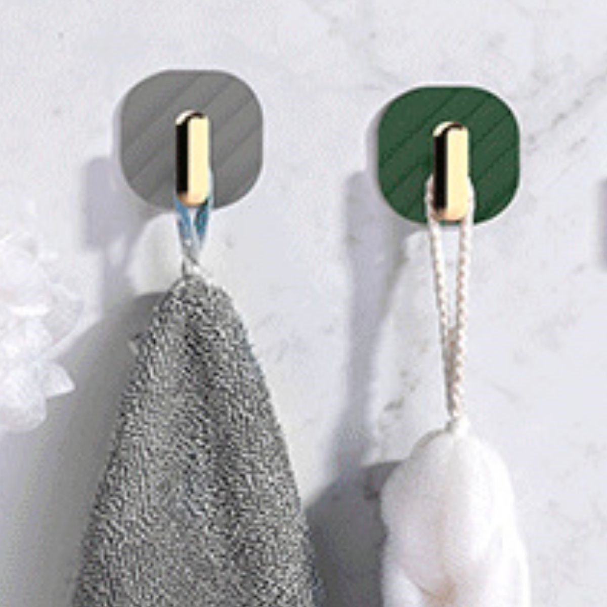 miorashop®  2li Yapışkanlı Retro Askılık Dolap Kapak Kulpu Gri