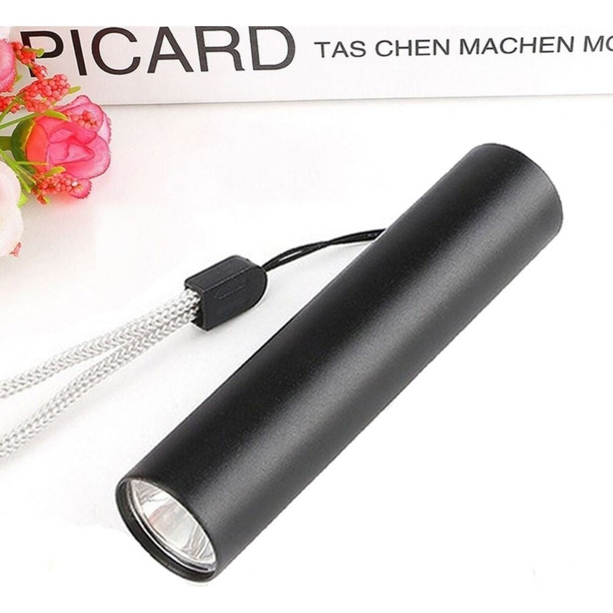 miorashop® Mini Cep Boy USB İle Şarj Olan Oje Kurutucu Sahte Para Kontol LED UV Mor Işık El Feneri