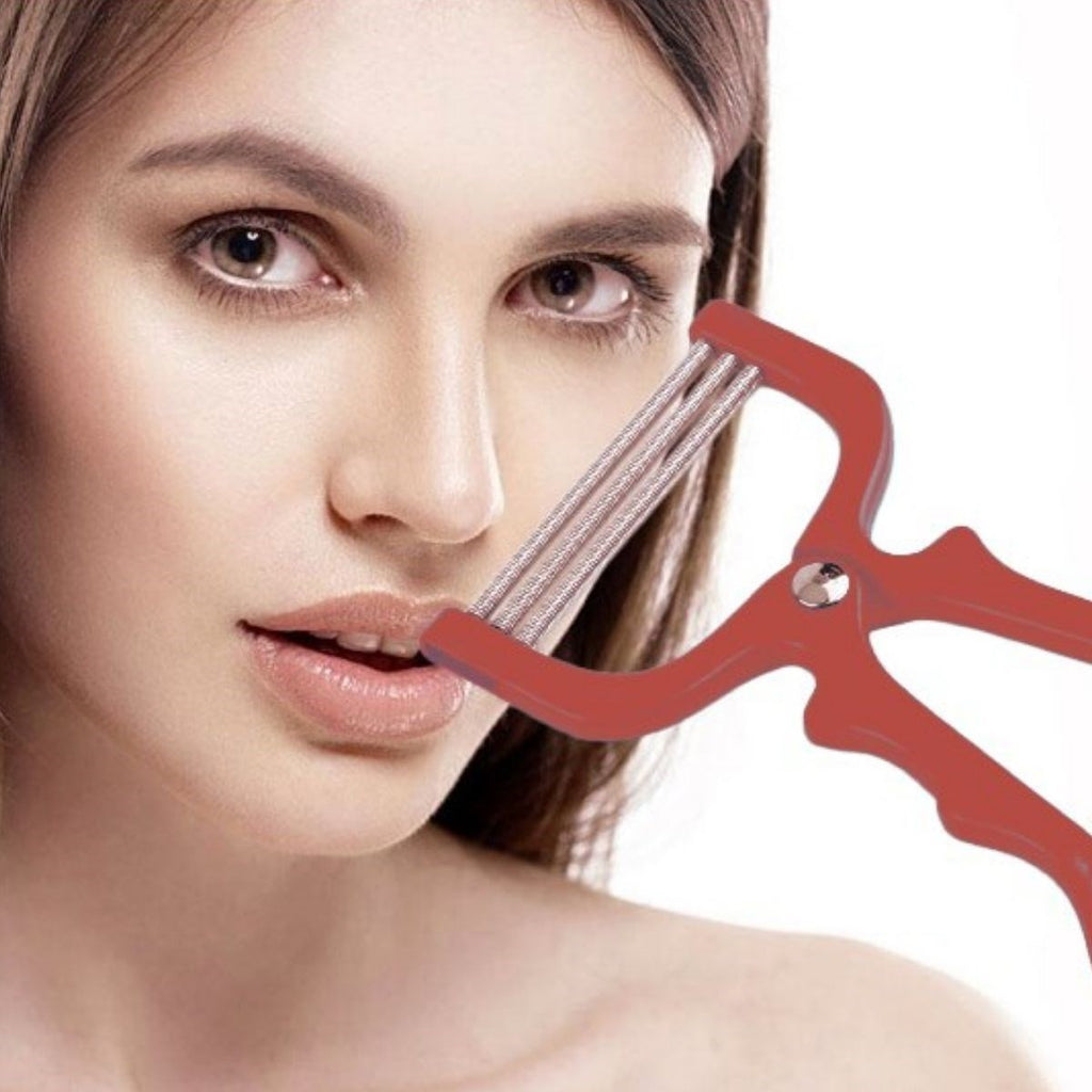 miorashop® Kaş Bıyık Yüz Tüy Alma Aleti Yaylı Yüz Epilasyon Aleti