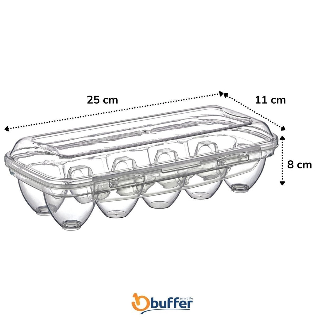 miorashop® 10 Bölmeli Kilitli Kapaklı Yumurtalık Saklama Kutusu YU110