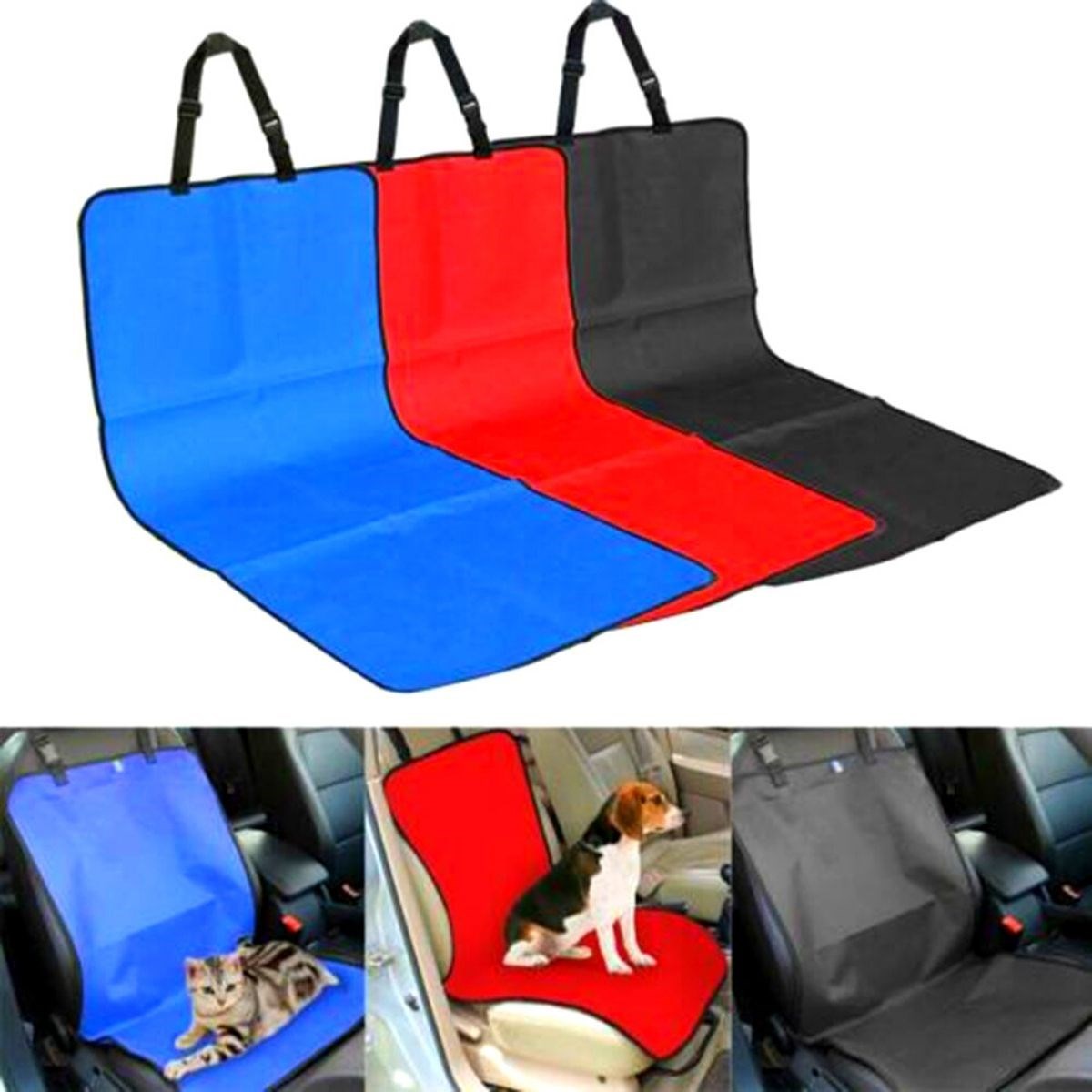 miorashop® Evcil Hayvan Kedi Köpek Su Geçirmez Tekli Araç Koltuk Kılıfı