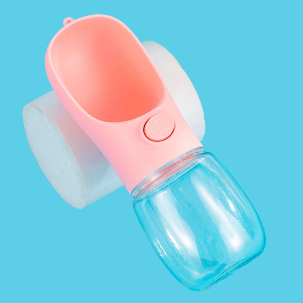 miorashop® 450 ml Taşınabilir Butonlu Evcil Hayvan Suluğu