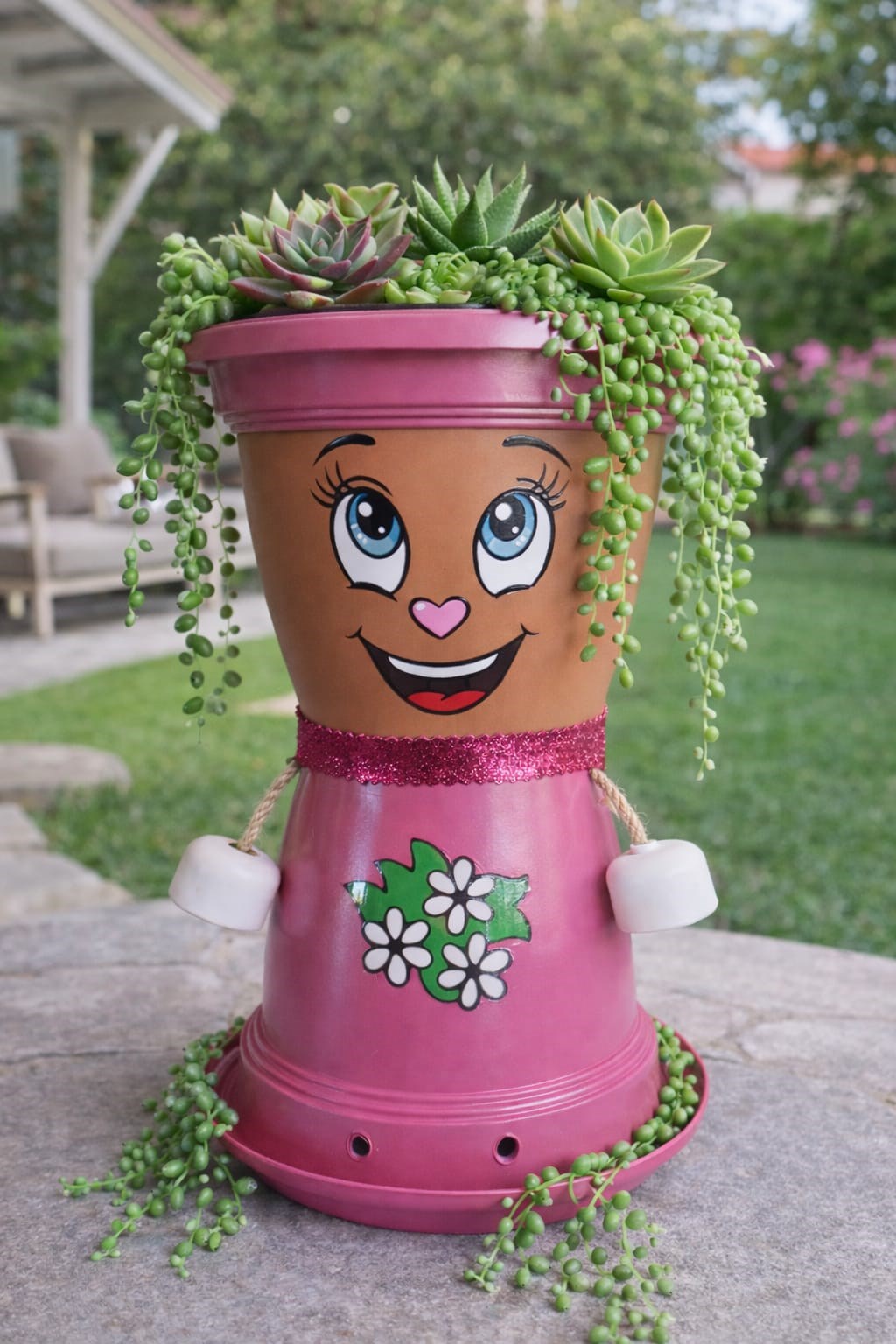 BONCUK HANIM VİLLA DEKORATİF SAKSI 1.7 Litre