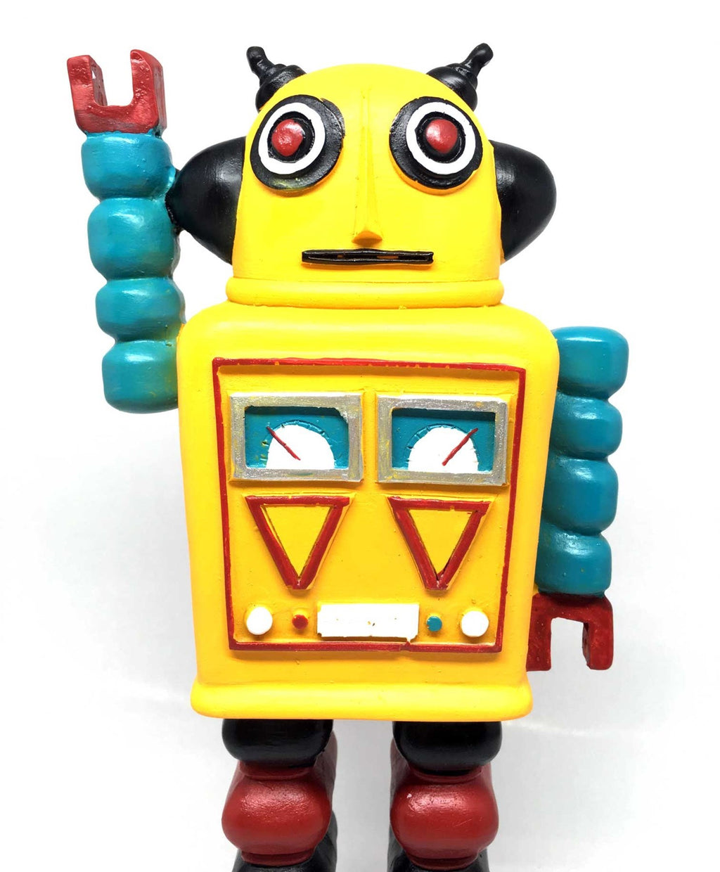 miorashop® Decotown Nostaljik Sevimli Uzaylı Robot Şeklinde Figür Biblo