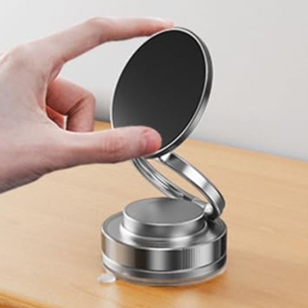 miorashop® Vakumlu Manyetik Telefon Tutucu – Güçlü Vakum 360° Döner Araç İçi Telefon Standı, Ultra Sabit Manyetik Destekli Mobil Cihaz Aparatı