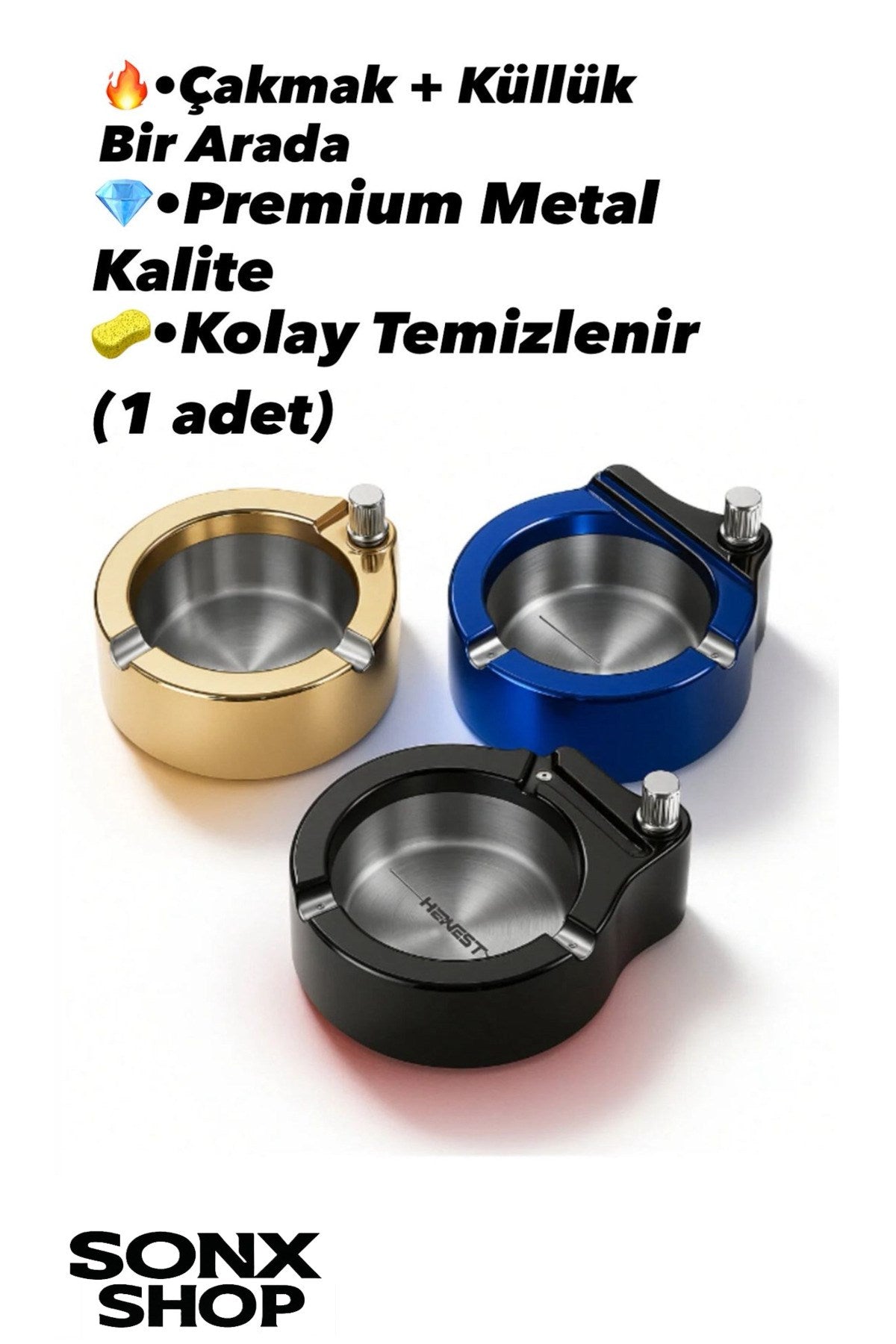 Metal Kibritli Küllük