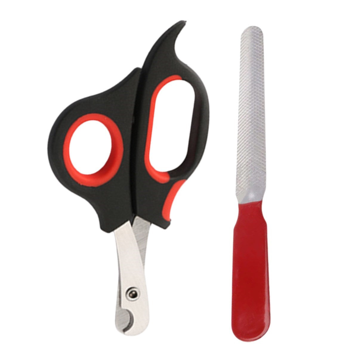 miorashop® Evcil Hayvan Tırnak Makası Ve Törpü Seti Manikür Pedikür Pati Bakım Aleti Kaymaz Sap