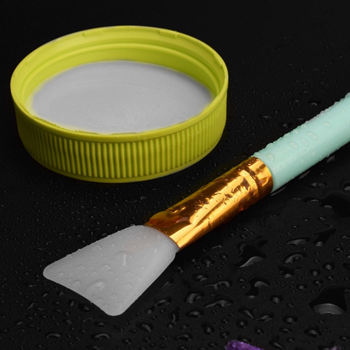 miorashop® 2li Silikon Temizlemesi Kolay Kullanılabilen Yüz Cilt Bakımı Maske Ve Krem Spatulası