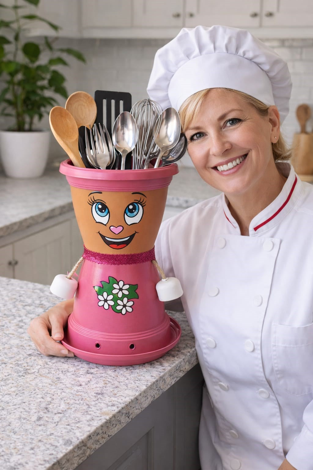 BONCUK HANIM VİLLA DEKORATİF SAKSI 1.7 Litre