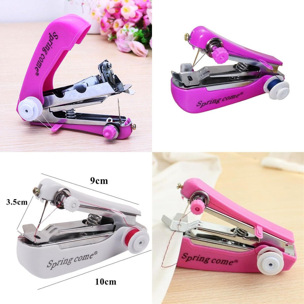 miorashop® Spring Come Mini Kolay Seyehat ve Ev Tipi El Dikiş Dikme Makinası