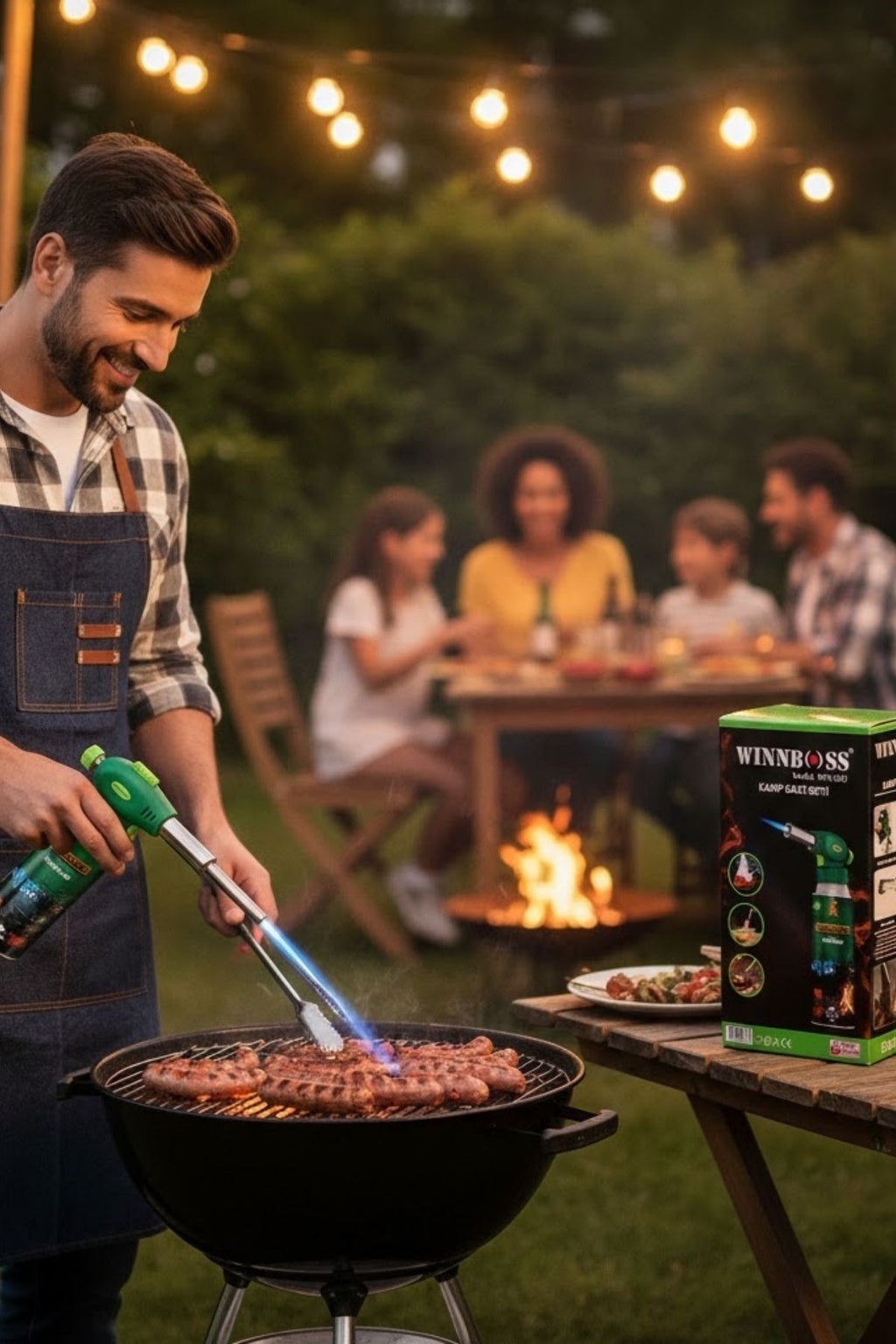 miorashop® Outdoor Kamp, Piknik ve Tamir İşleri İçin Kamp Gazı Seti – Taşınabilir Pürmüz Alev Tabancası ve Yüksek Performanslı Gaz Kartuşu