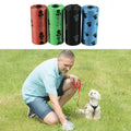 miorashop® 4lü Evcil Hayvanlar Için Pati Desenli Kedi Köpek Kaka Poşeti Torbası
