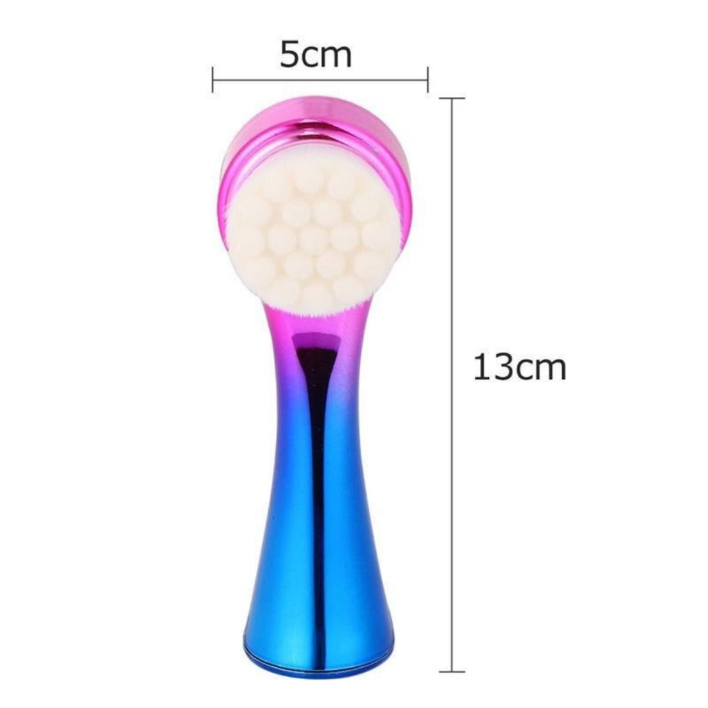 miorashop® Çift İşlevli Renkli Cilt Yüz Temizleme Fırçası Peeling Masaj Etkili Gözenek Temizleyici Alet