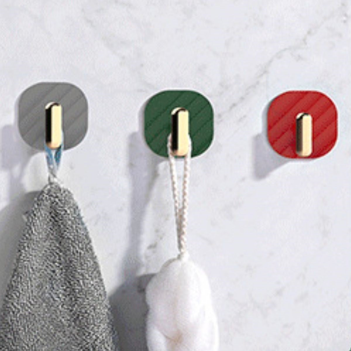 miorashop® 2li Yapışkanlı Retro Askılık Dolap Kapak Kulpu Yeşil