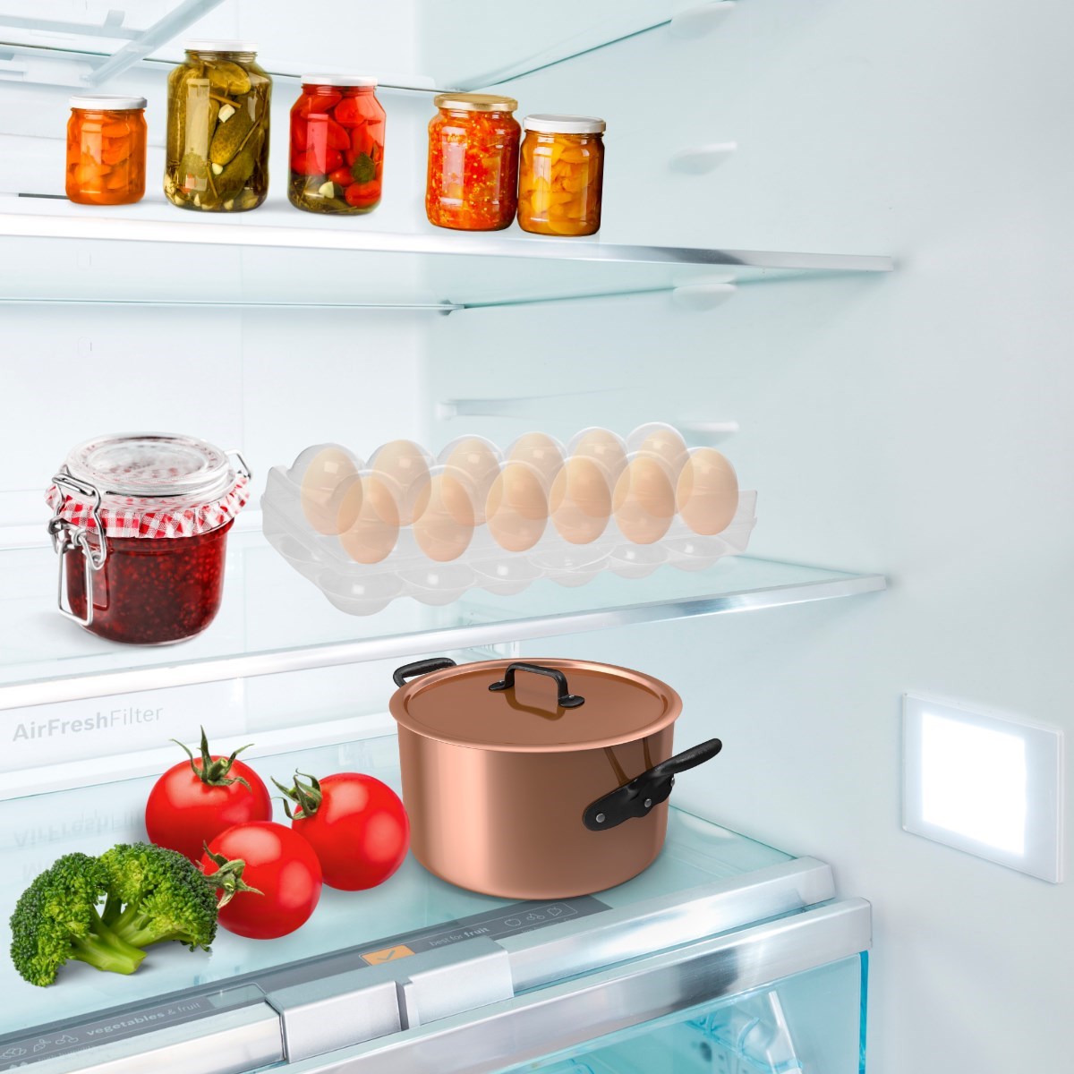 miorashop® 12li Şeffaf Kapaklı Kilitli Yumurta Saklama Kabı Kutusu Aparatı
