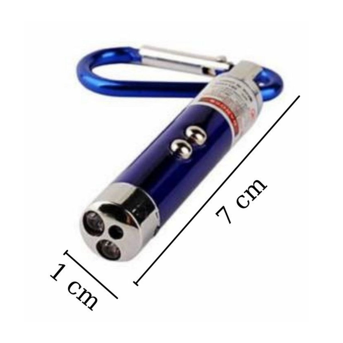 miorashop®  3 Fonksiyonlu Kırmızı Beyaz Işıklı Led Lazer Kedi Köpek Oyuncak Anahtarlık