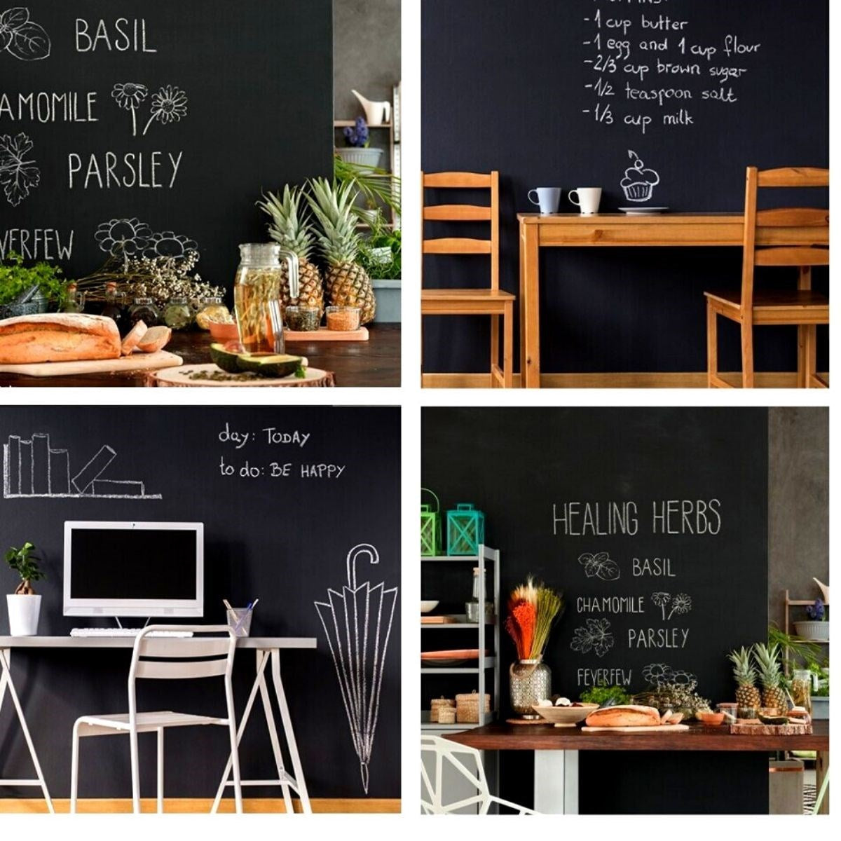 miorashop® Sticker Rulo Yapışkanlı Çocuk Yazı Yazma Tahtası Yazı Yazma Sticker