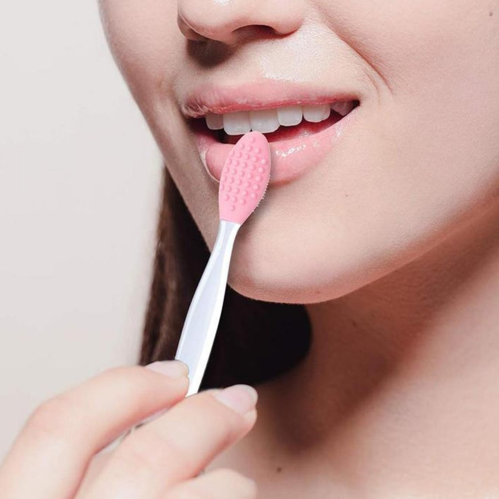 miorashop® 2 Adet Dudak Fırçası Peeling Etkili Gözenek  Siyah Nokta Temizleyici Akne Giderici Çift Yönl