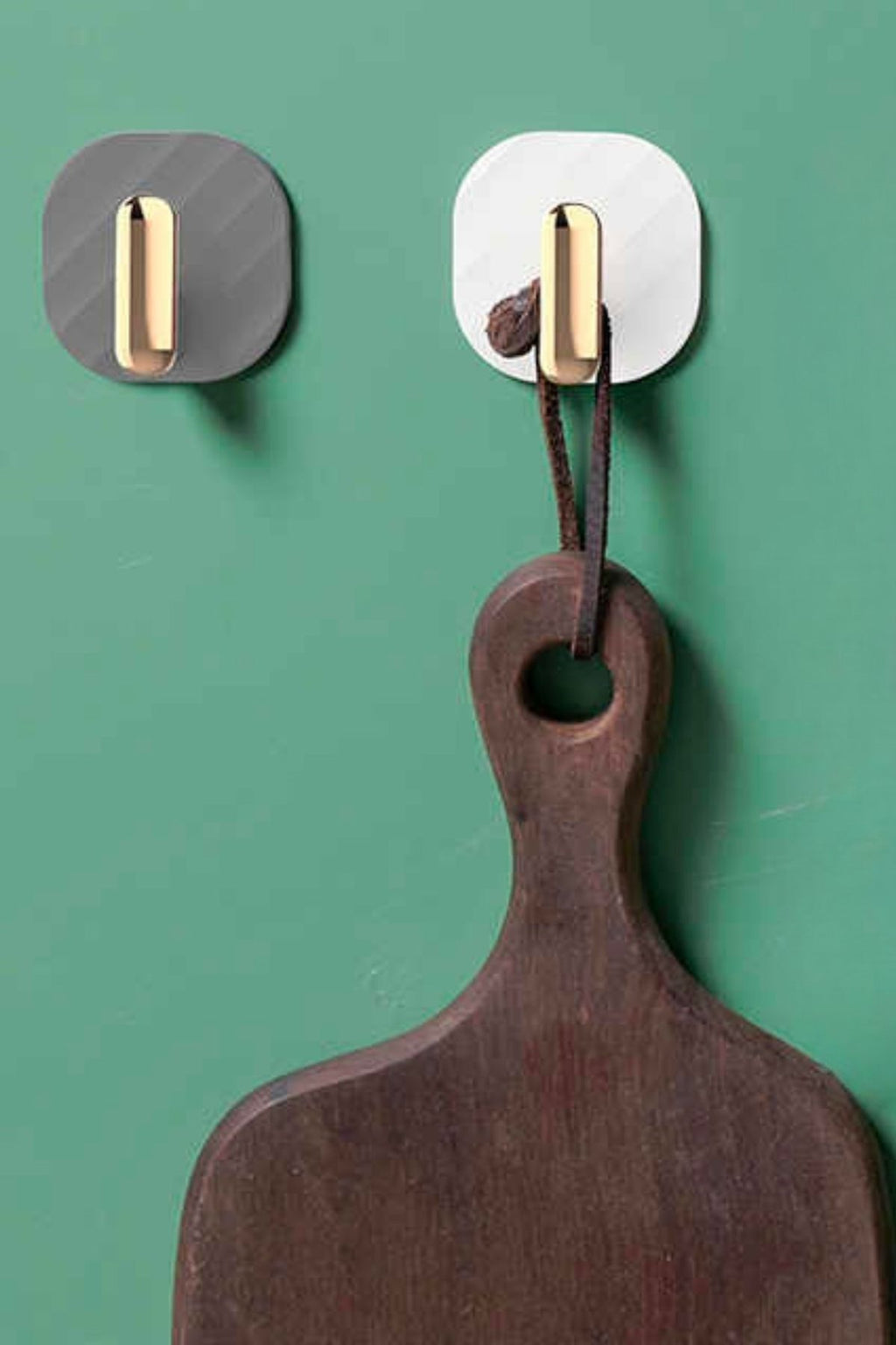 miorashop®  2li Yapışkanlı Retro Askılık Dolap Kapak Kulpu Gri
