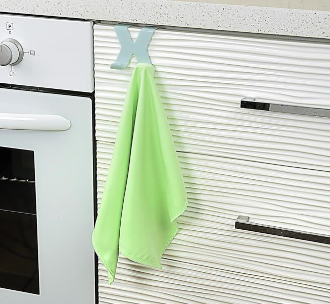 miorashop® Mutfak Banyo Dolap Kapağına Takılan Meta Havlu Askılığı Aparatı
