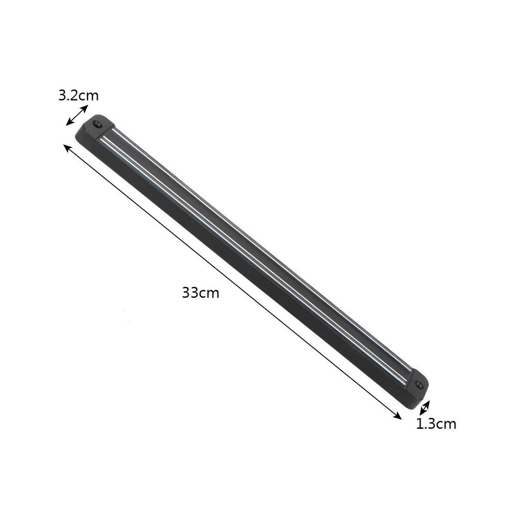 miorashop® Mıknatıslı Paslanmaz Duvar Bıçak Askısı Standı 33 Cm  Aparat