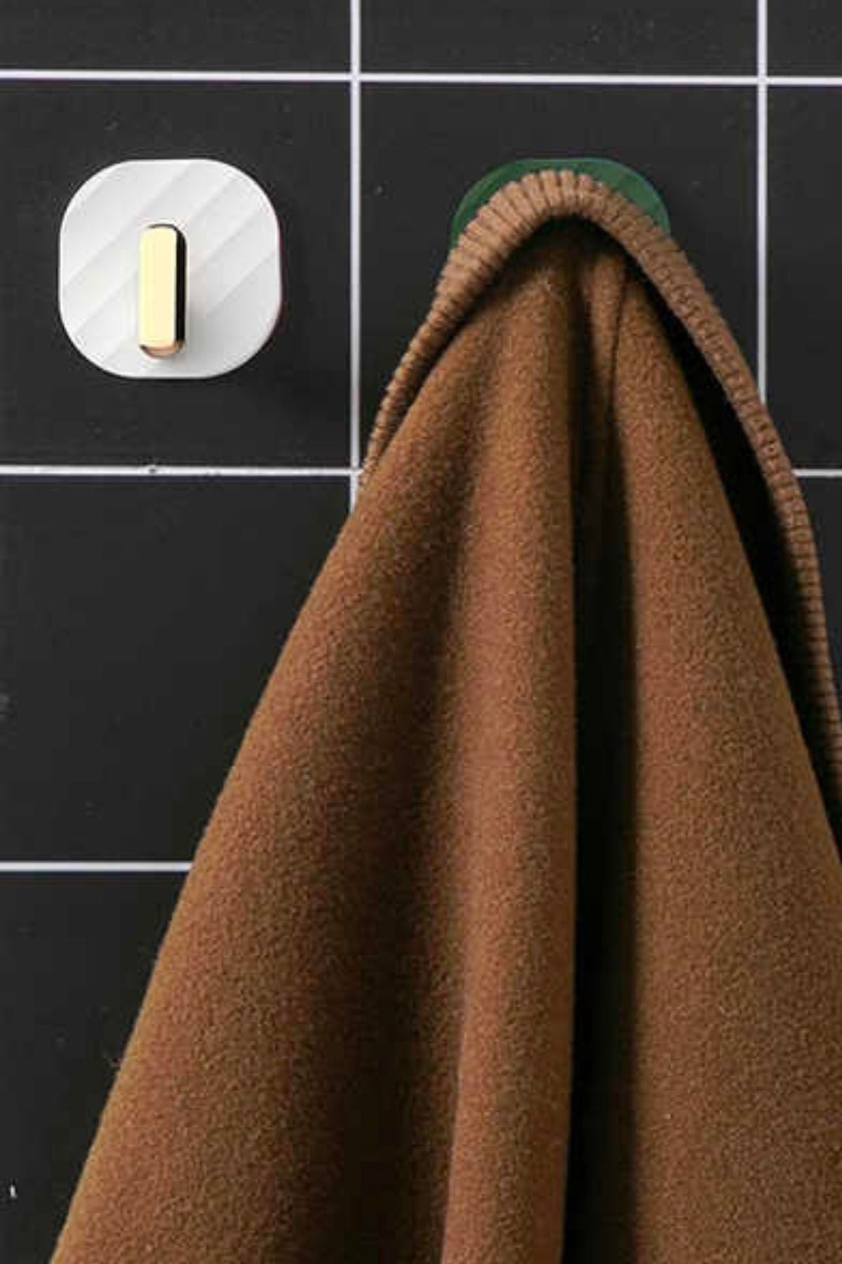 miorashop® 2li Yapışkanlı Retro Askılık Dolap Kapak Kulpu Beyaz