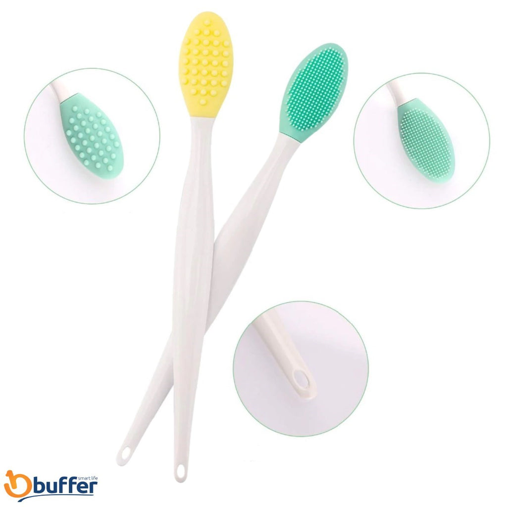 miorashop® 2 Adet Dudak Fırçası Peeling Etkili Gözenek  Siyah Nokta Temizleyici Akne Giderici Çift Yönl