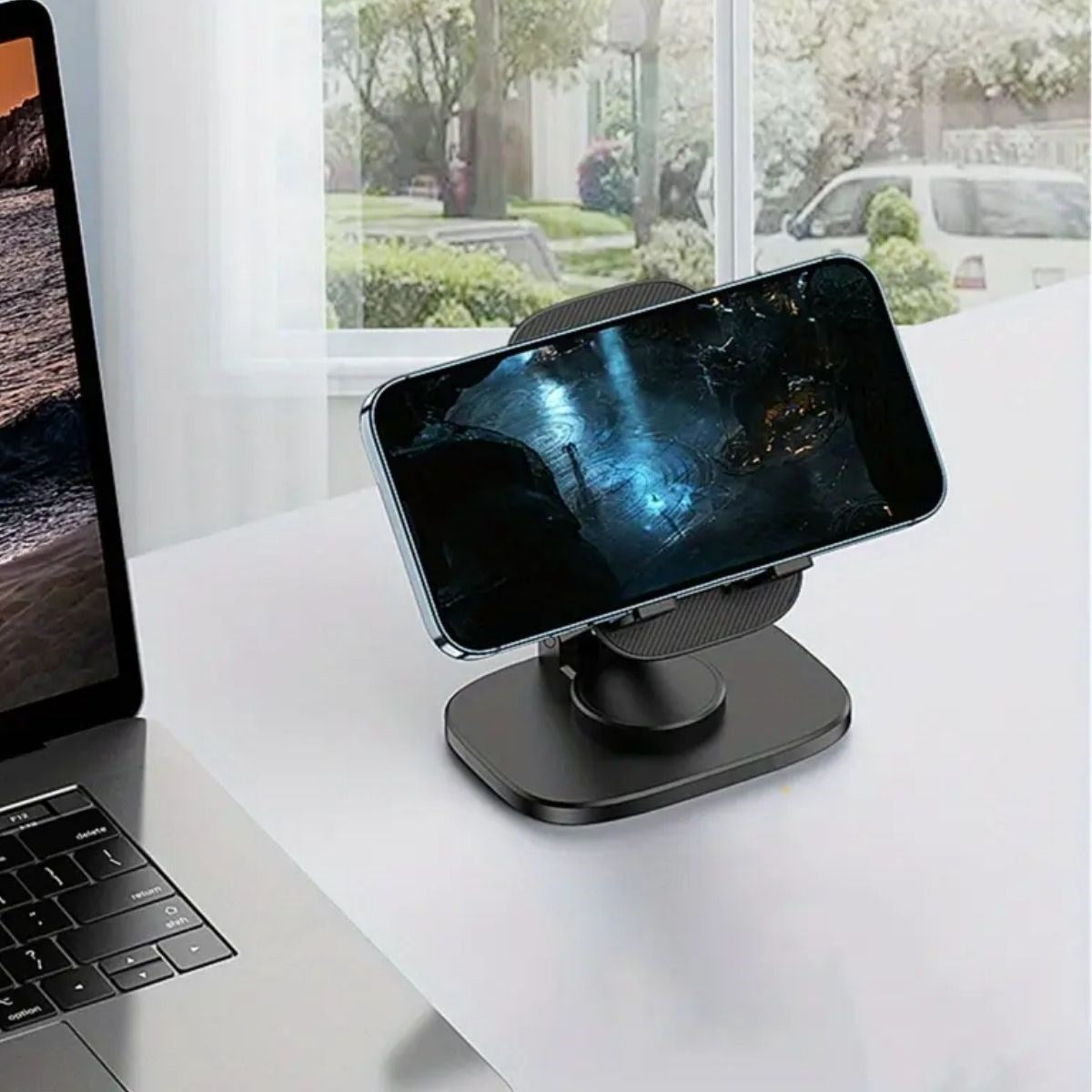 miorashop® 360 Döner Masaüstü Mobil Telefon Tutucu Standı