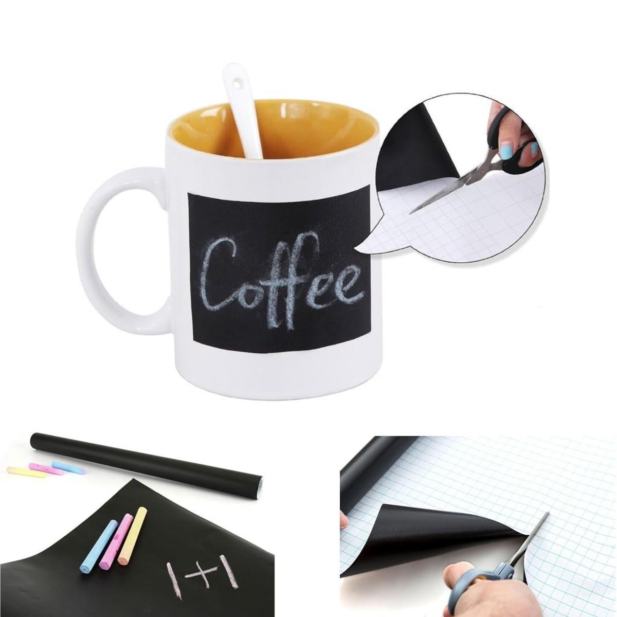 miorashop® Sticker Rulo Yapışkanlı Çocuk Yazı Yazma Tahtası Yazı Yazma Sticker