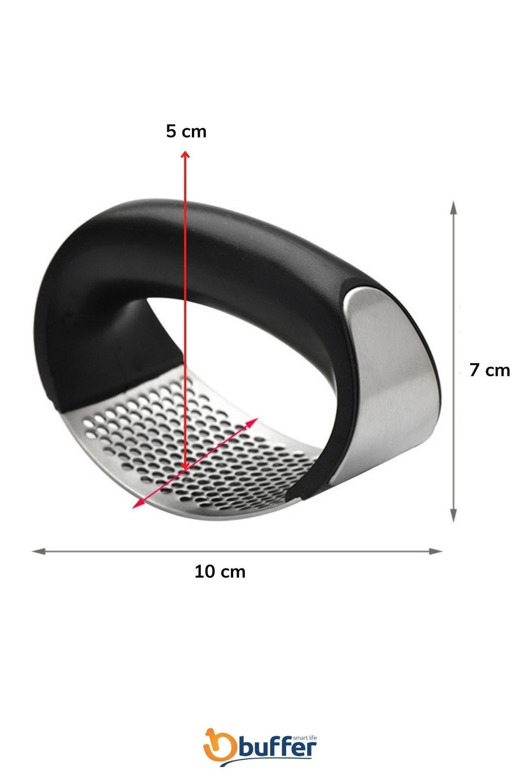miorashop® Yeni Sarımsak Ezici Paslanmaz Çelik Garlic Press
