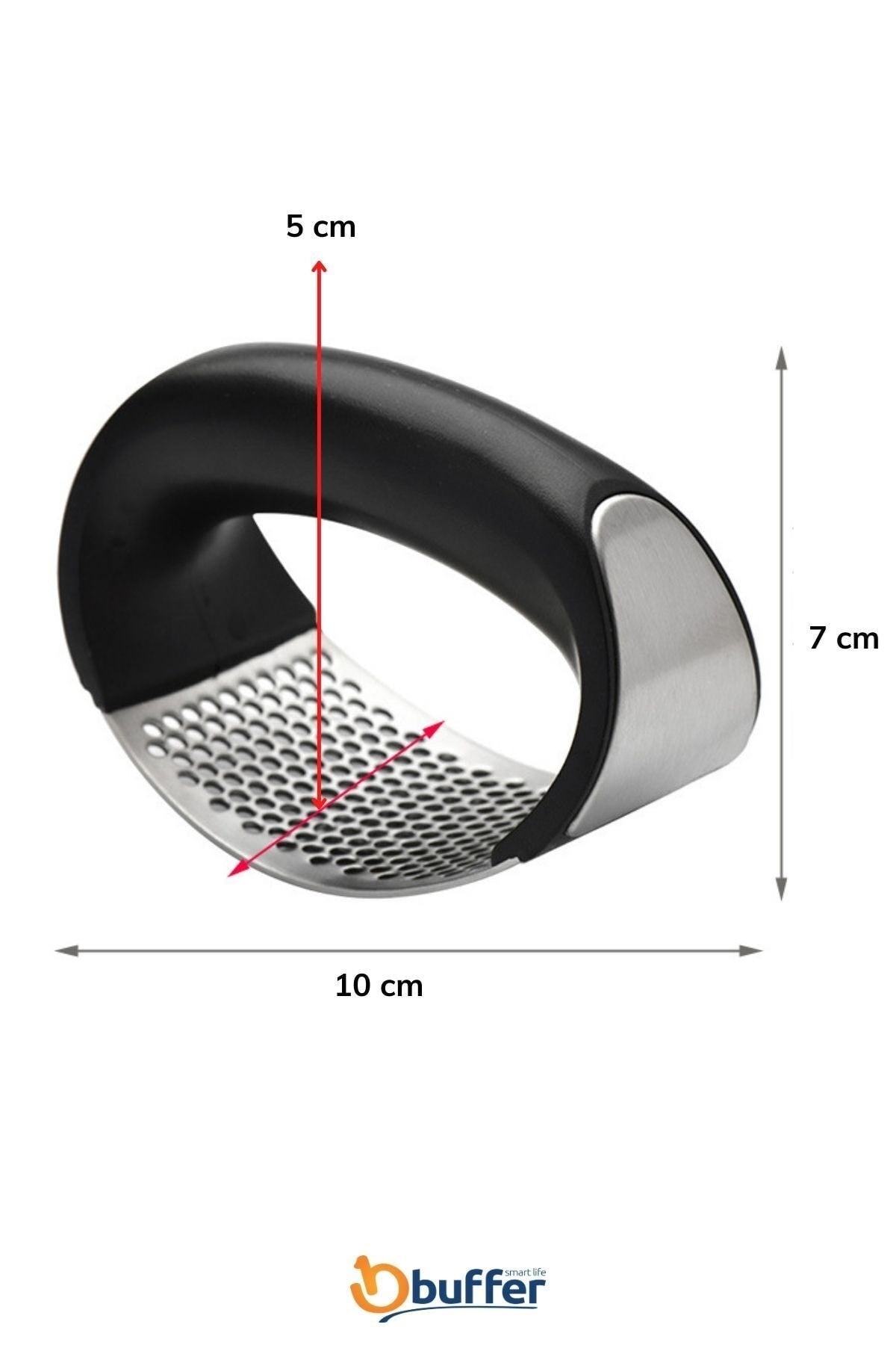 miorashop® Yeni Sarımsak Ezici Paslanmaz Çelik Garlic Press