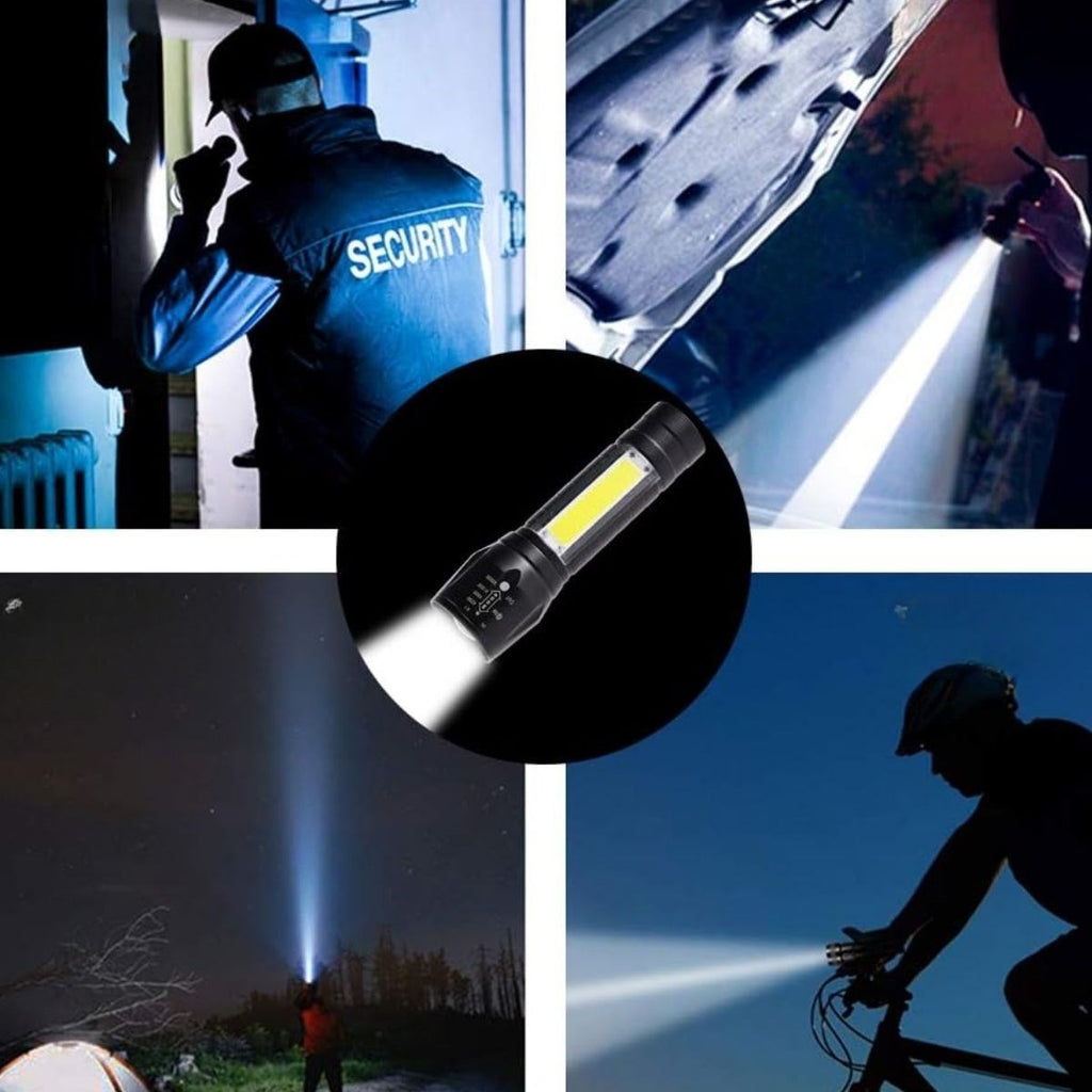 miorashop® Kutulu Mini El Feneri – Taşınabilir LED Kamp ve Acil Durum El Lambası Plastik Gövde