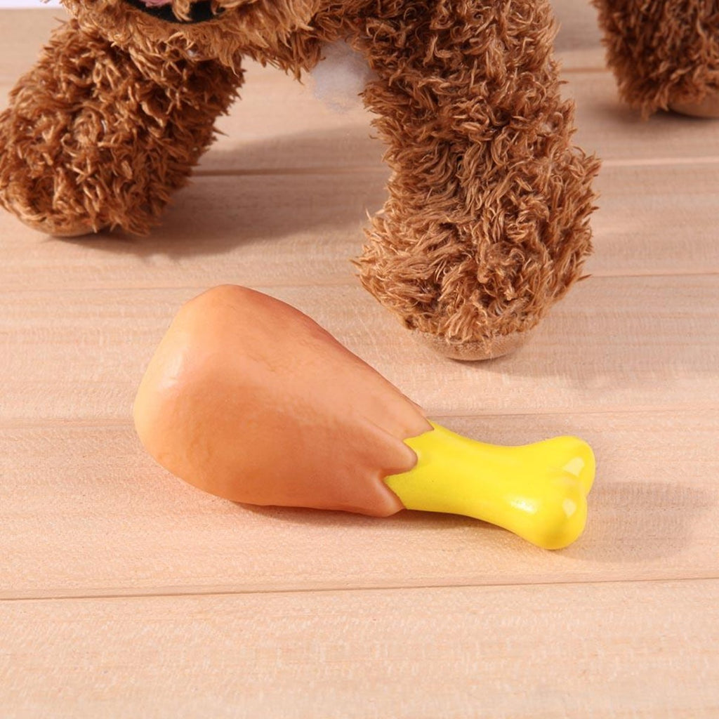miorashop Köpekler İçin Oyuncak Tavuk Budu