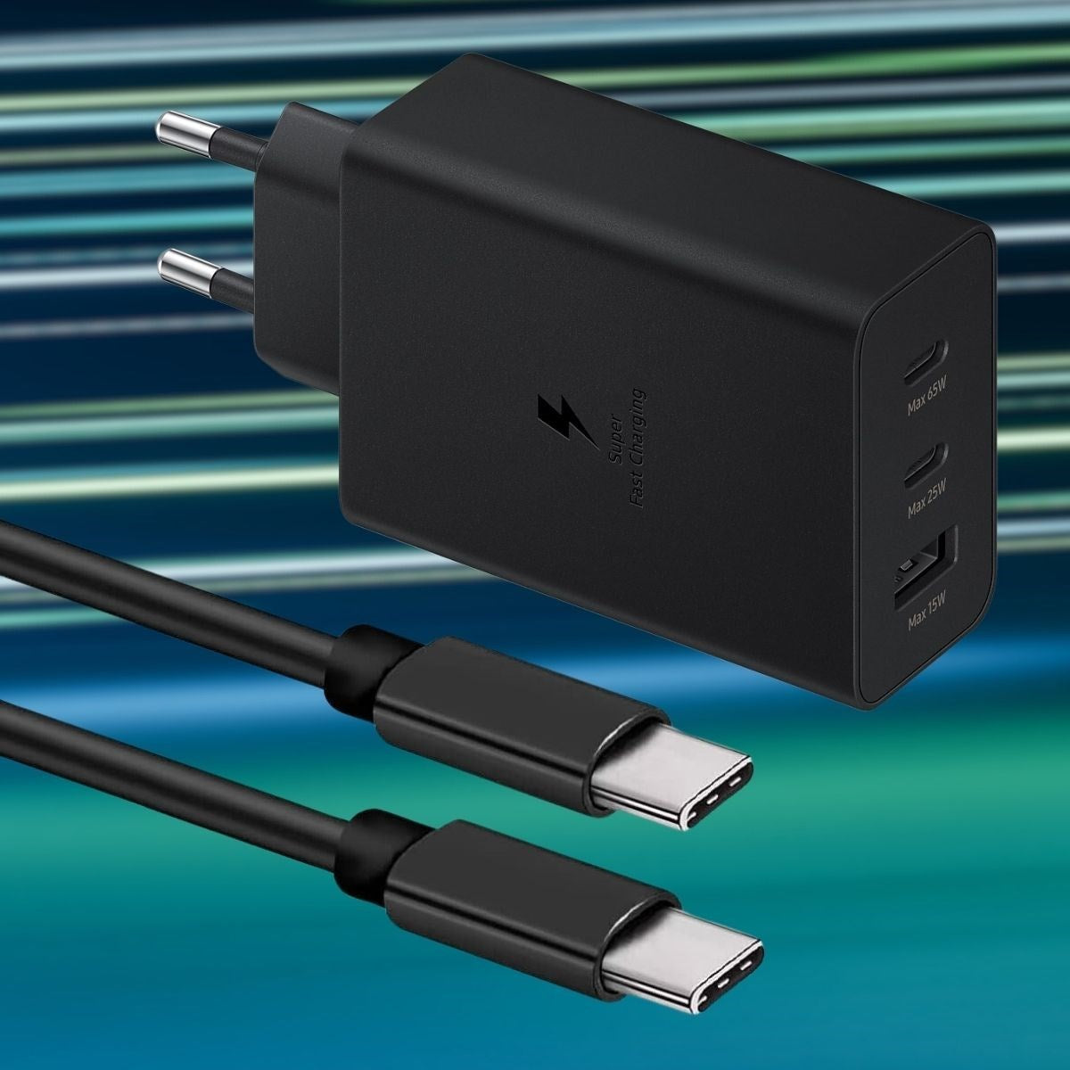 miorashop® 65W Hızlı Şarj Edebilen TYPE C uçlu Şarj Aleti