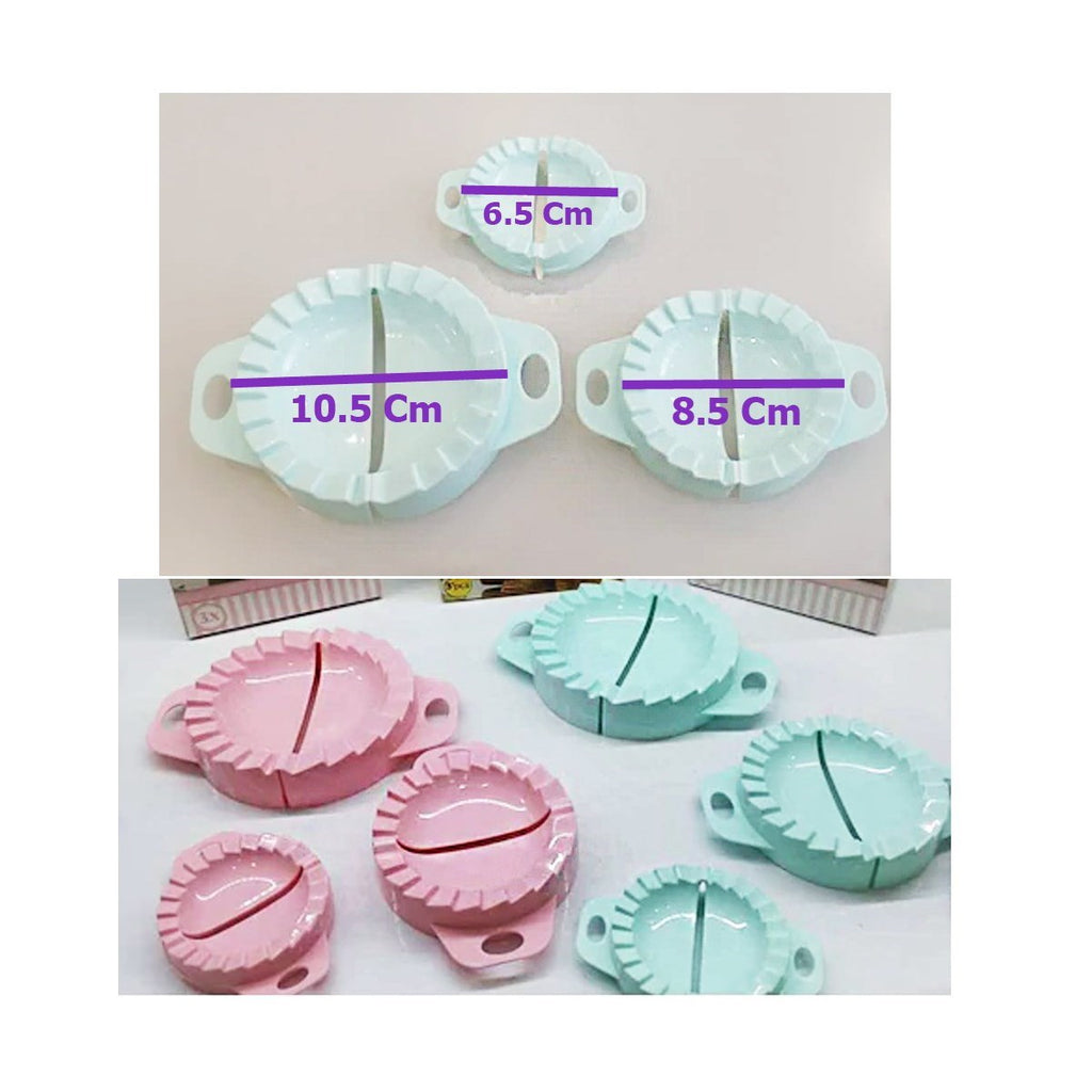 miorashop® 3lü Çiğ börek kurabiye Hamur İşi Ravioli Kesme Kalıbı Aparatı