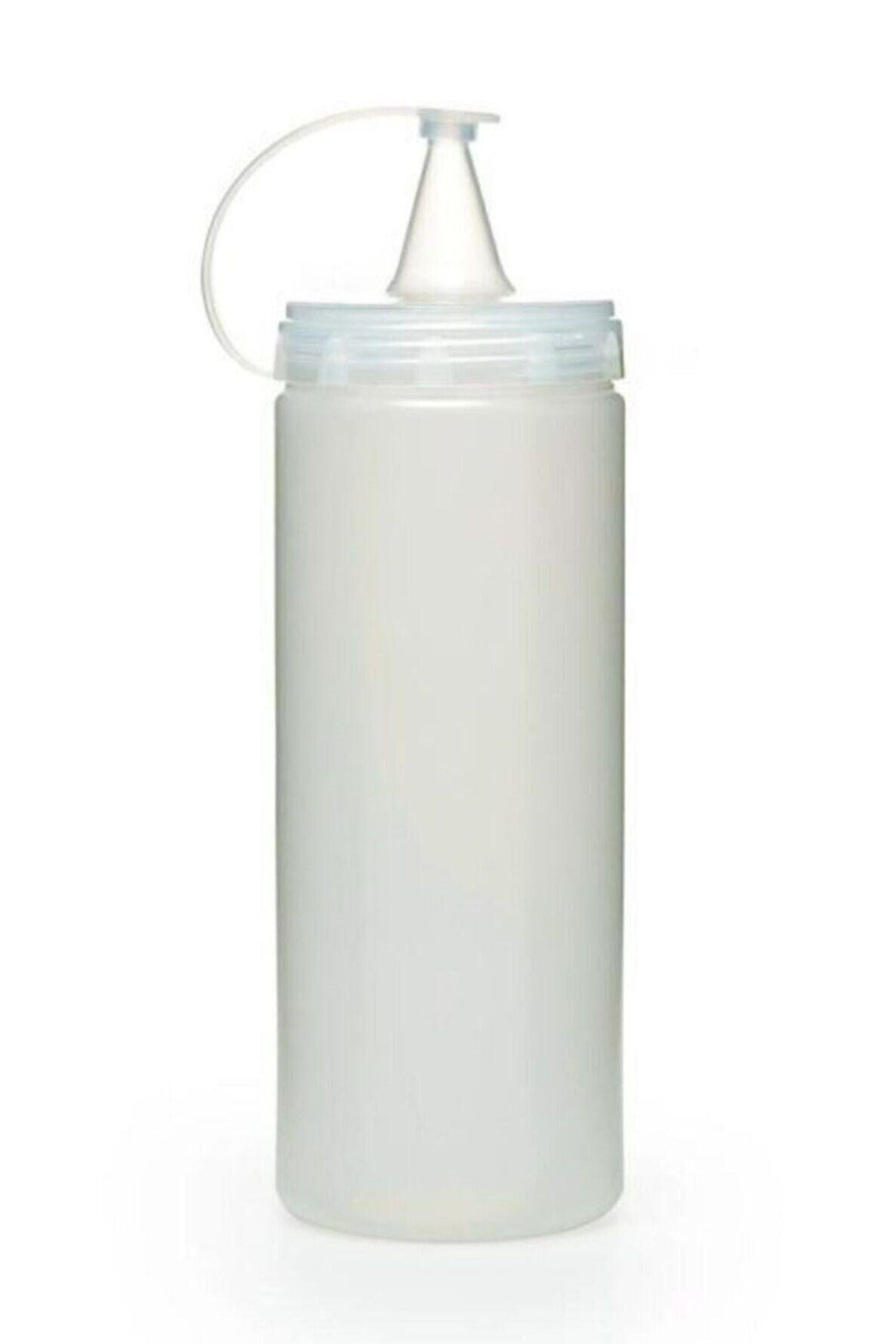 miorashop® Şeffaf Kapaklı Sızdırmaz Yağlık Sosluk Şişesi Plastik Yağdanlık 400 ml AP-9028