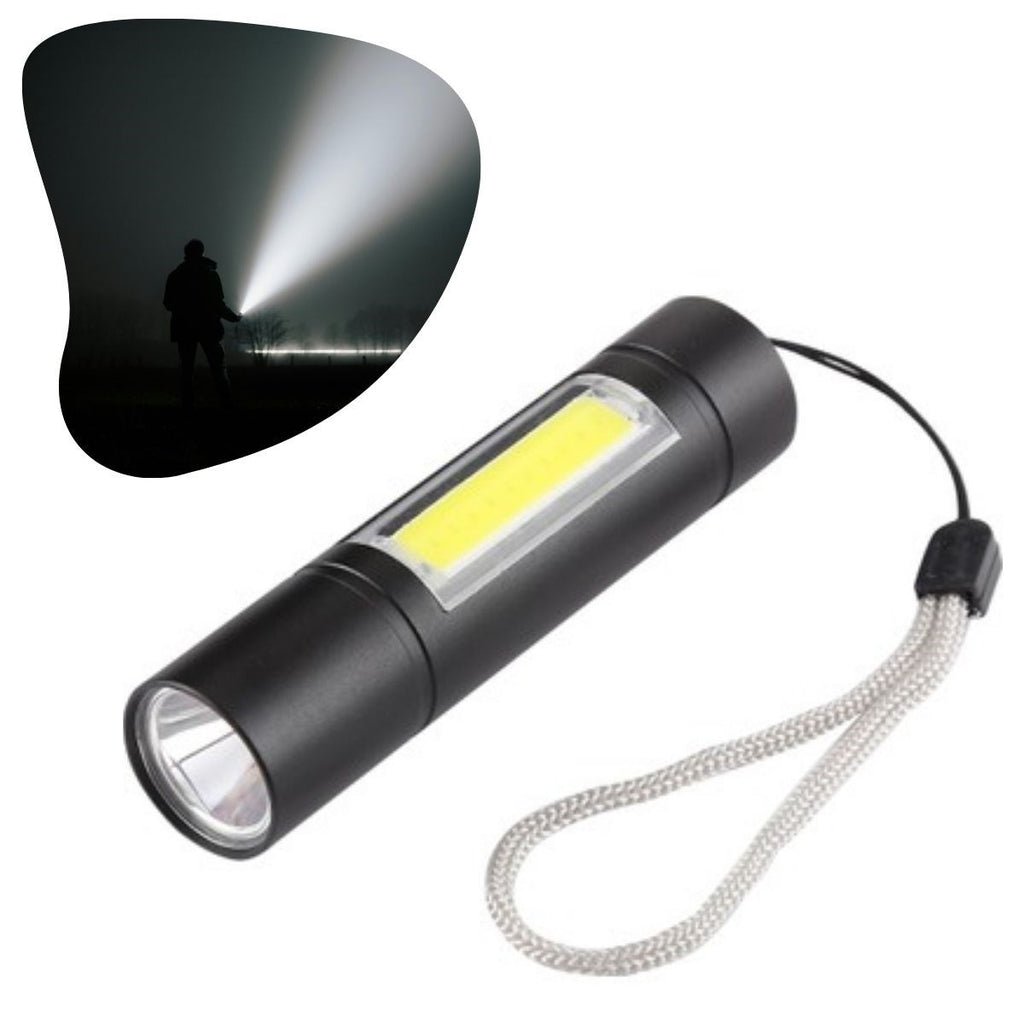 miorashop® Kutulu Mini El Feneri – Taşınabilir LED Kamp ve Acil Durum El Lambası Plastik Gövde