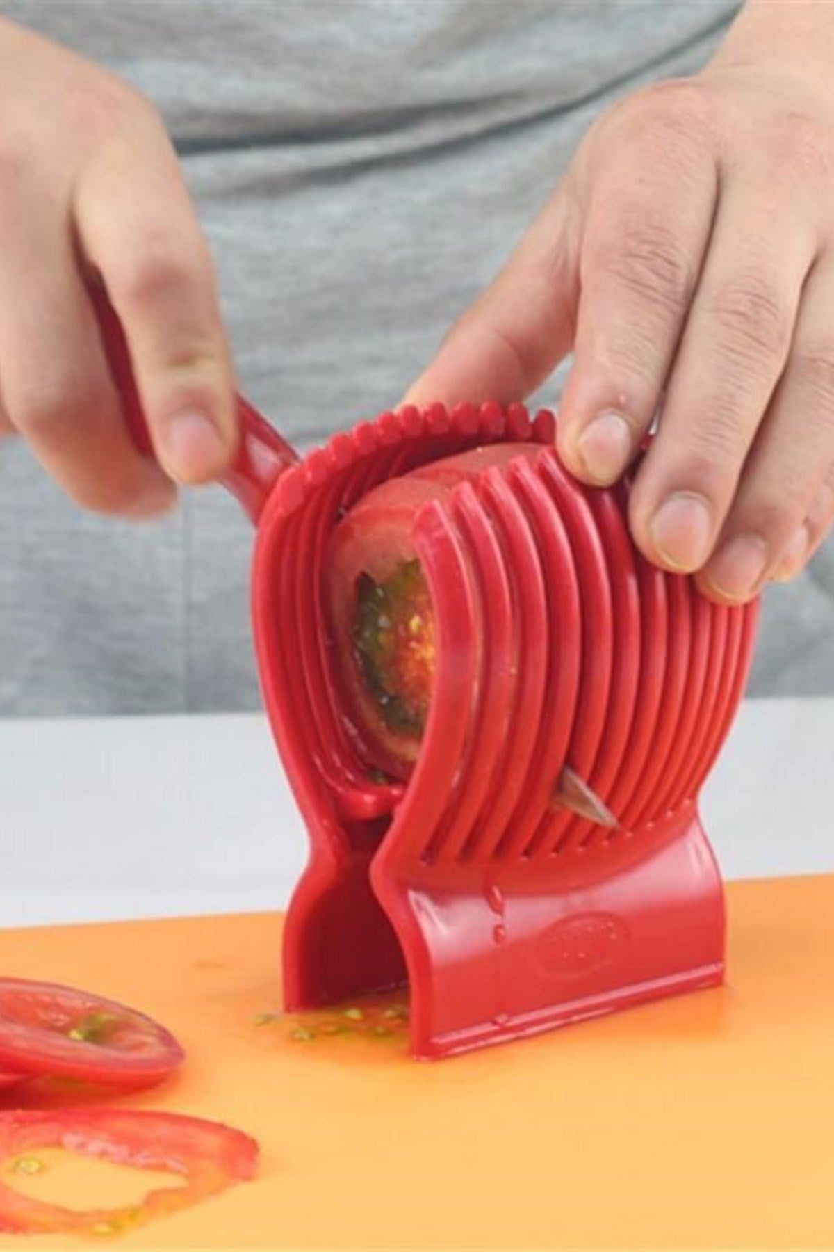 miorashop® Mandallı Pratik Kolay Meyve ve Sebze Dilimleme Aparatı