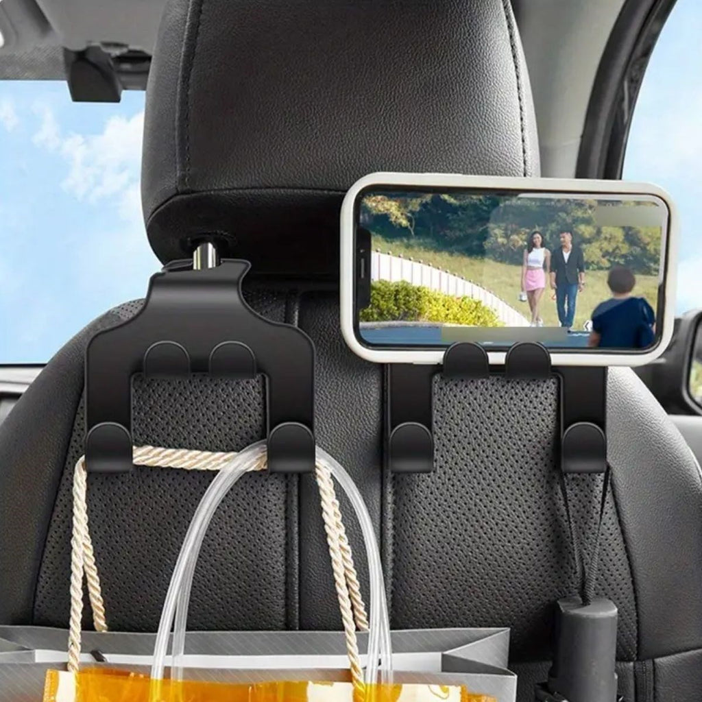 miorashop® Oto Koltuk Arkası Düzenleyici Organizer Askılıklı Telefon,Tablet Tutucu