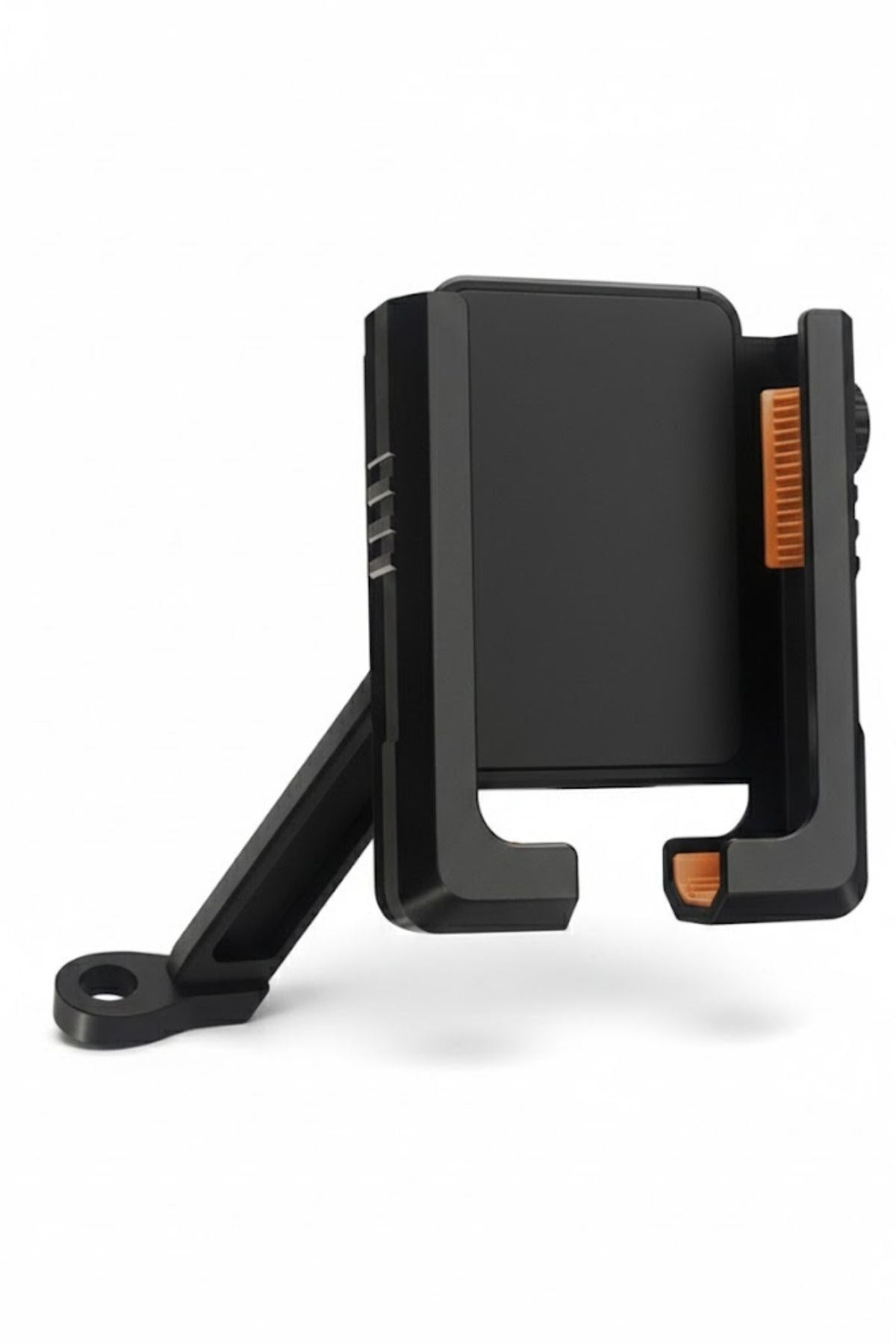 Motosiklet Gidon Telefon Tutucu–360° Döner, Kaymaz Sabitleme Sistemli, Sarsıntı Önleyici Telefon Tutucu Aparat