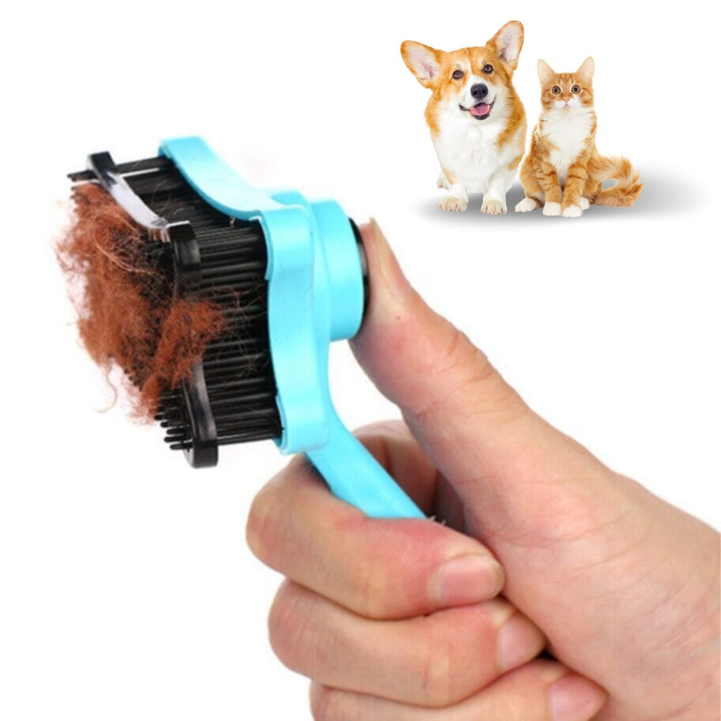 miorashop® Evcil Hayvan Kedi Köpek Tüy Toplayıcı Otomatik Tuşlu Pet Tarak