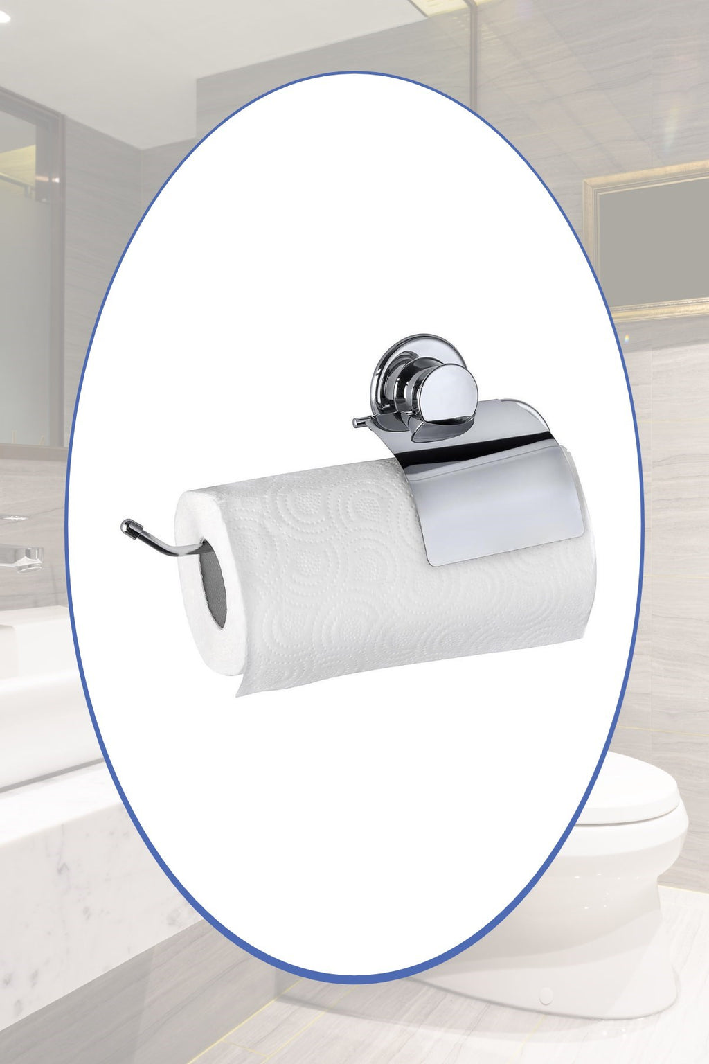 miorashop® Vantuzlu Yapışkanlı Kağıt Havluluk Rulo Havlu Tutacağı Askısı
