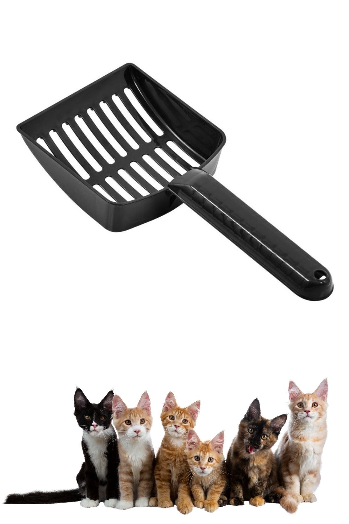 miorashop® Plastik Evcil Hayvan Kedi Kumu Temizleme Eleme Küreği